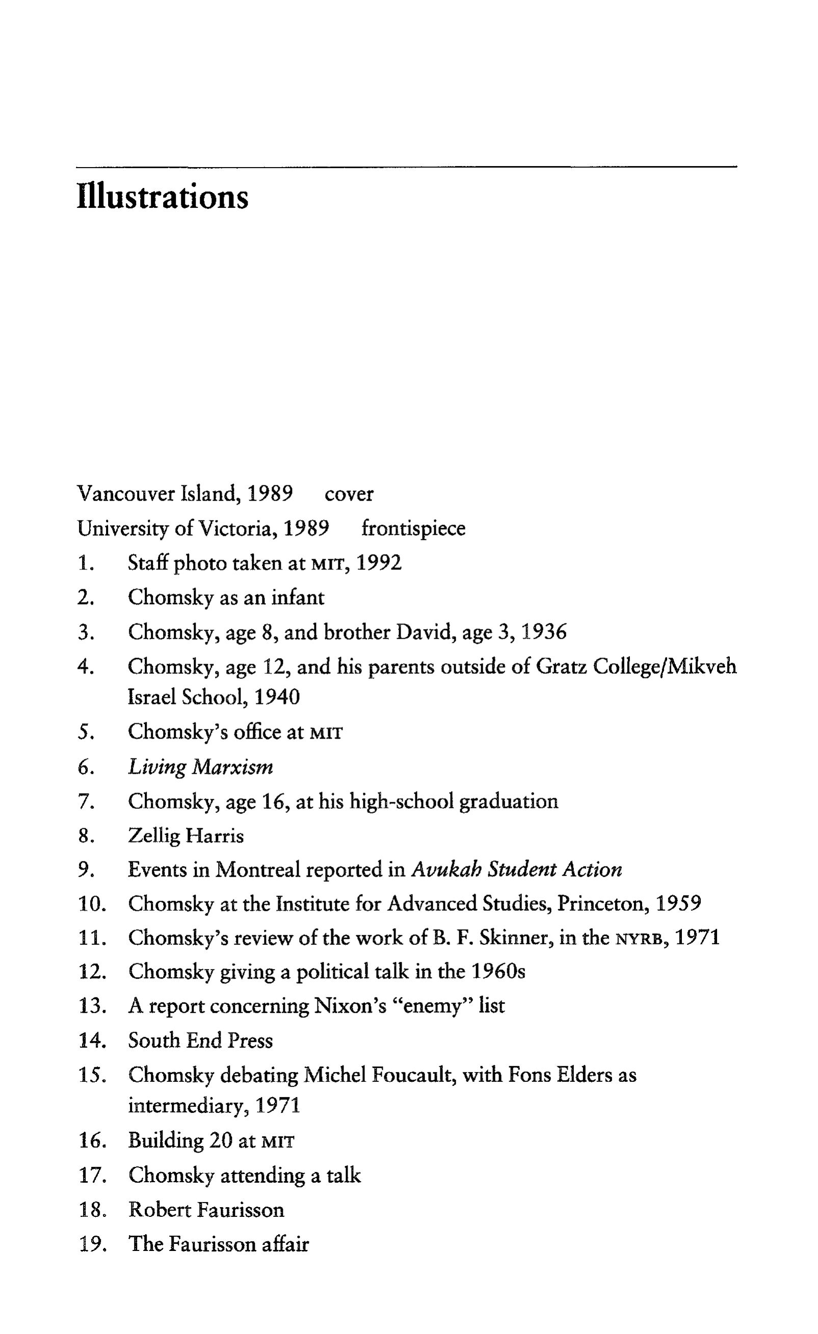 Noam Chomsky A Life of Dissent Biography — page 11