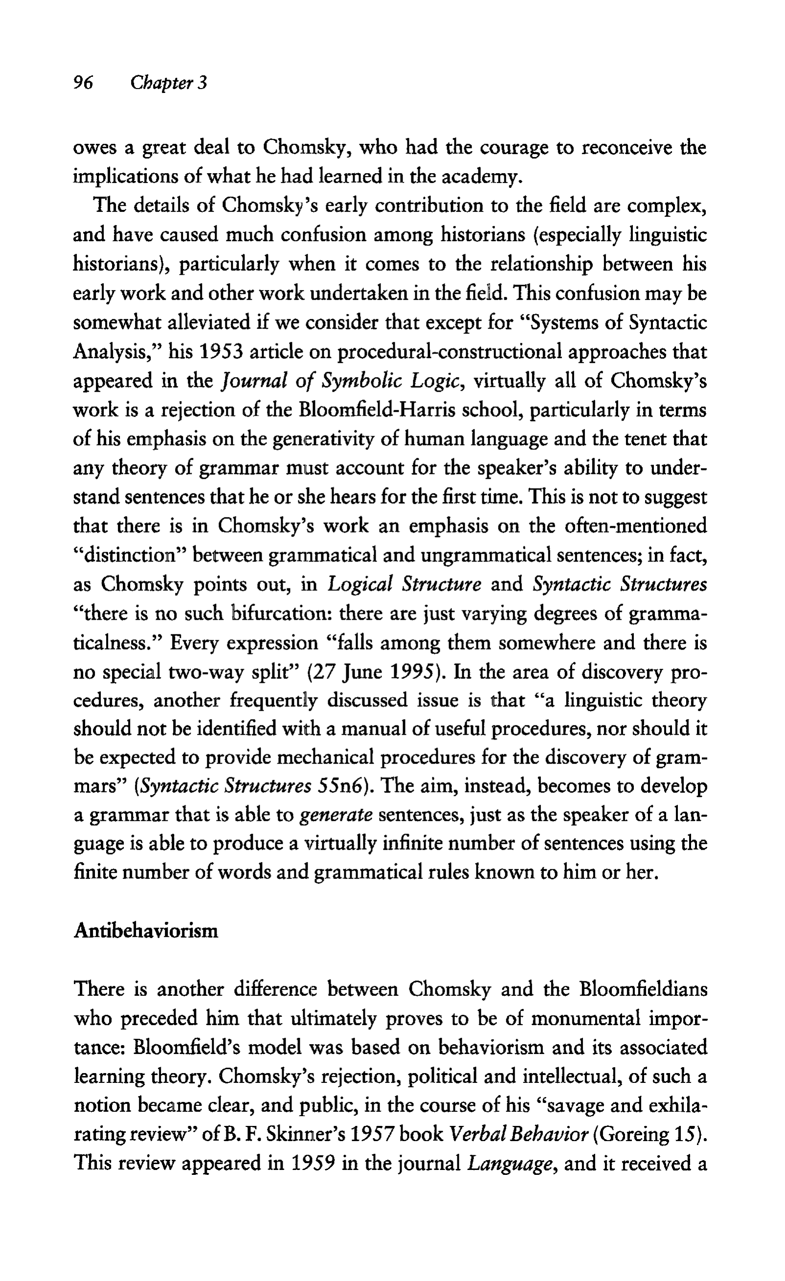 Noam Chomsky A Life of Dissent Biography — page 110