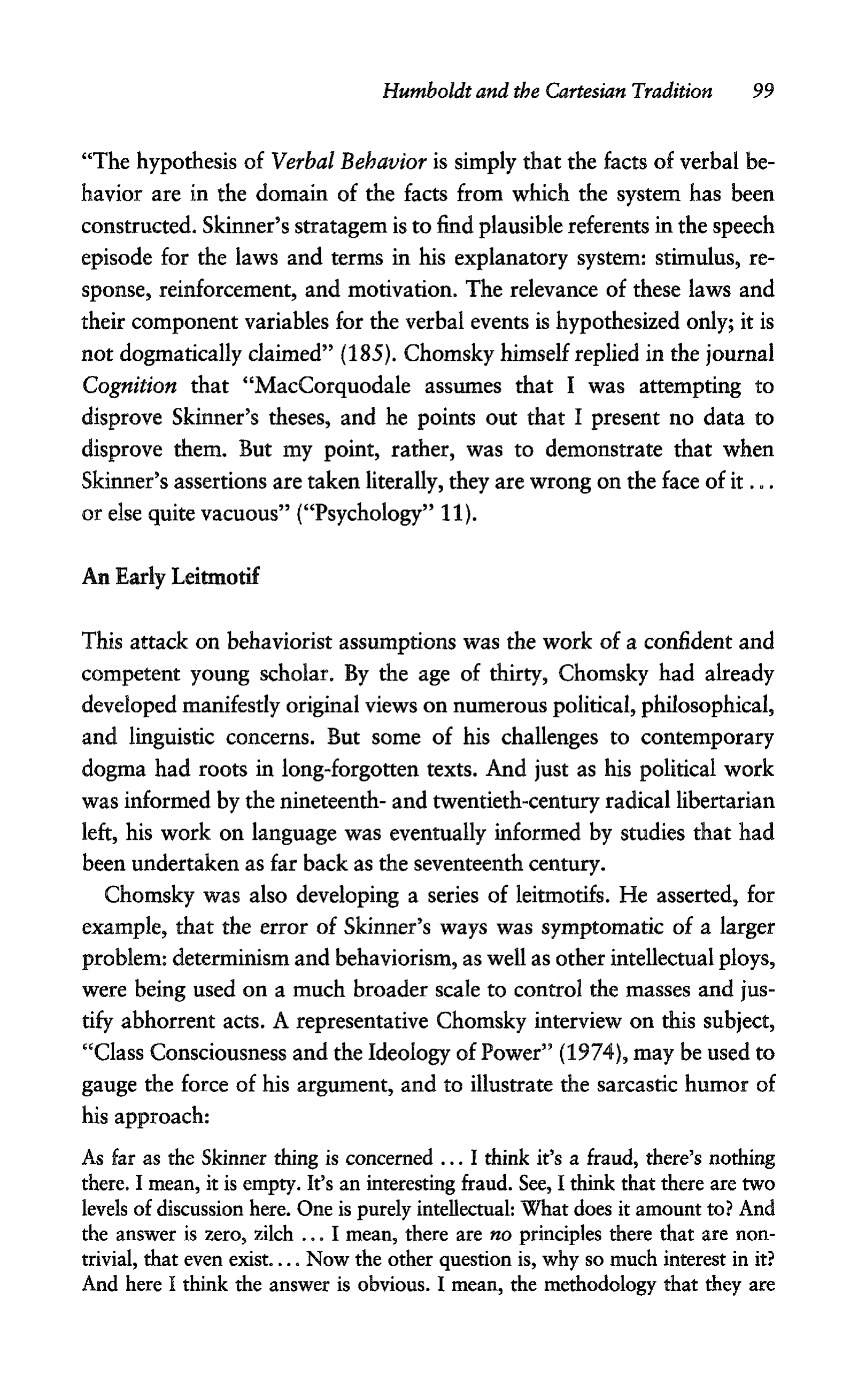 Noam Chomsky A Life of Dissent Biography — page 113