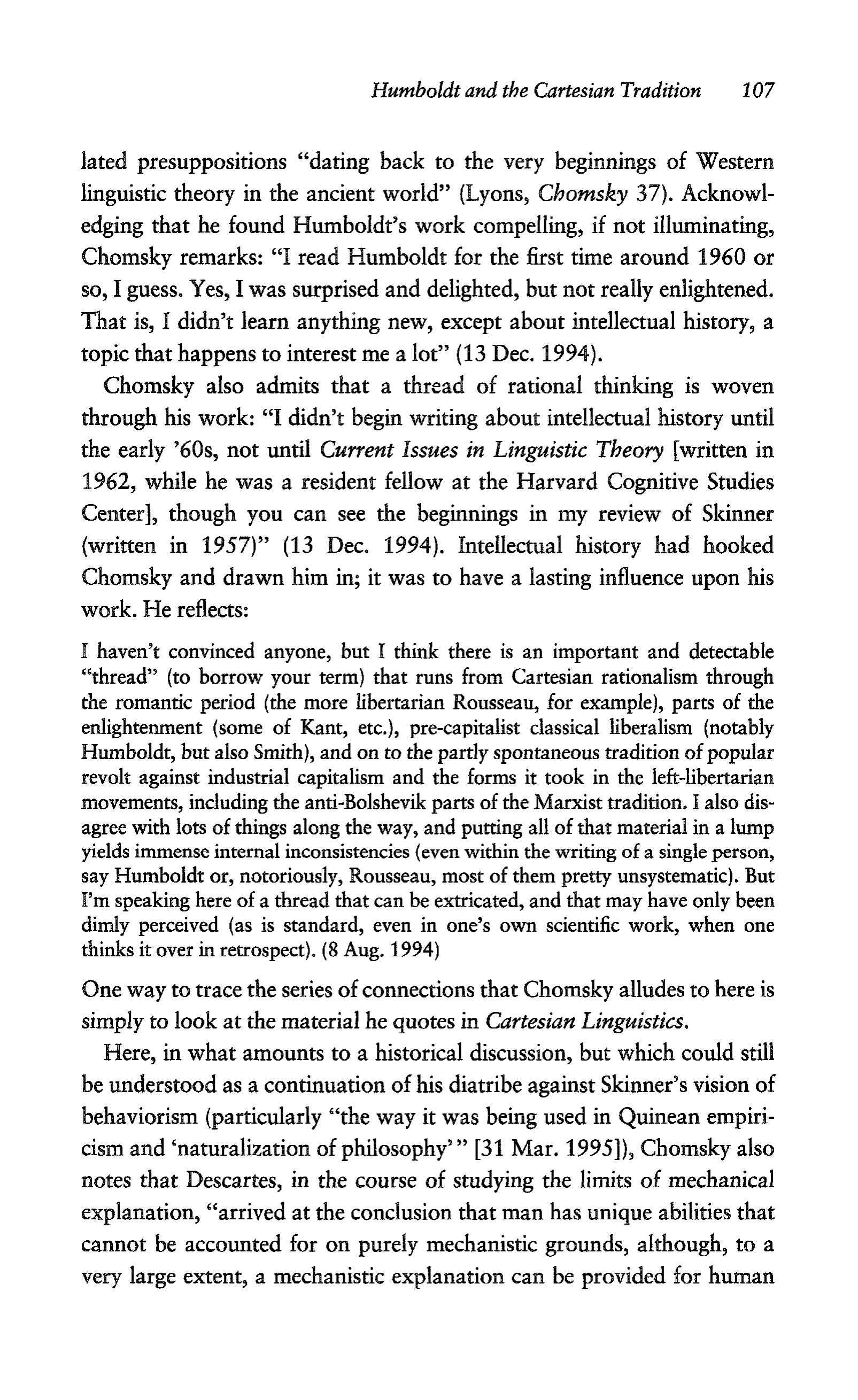 Noam Chomsky A Life of Dissent Biography — page 121