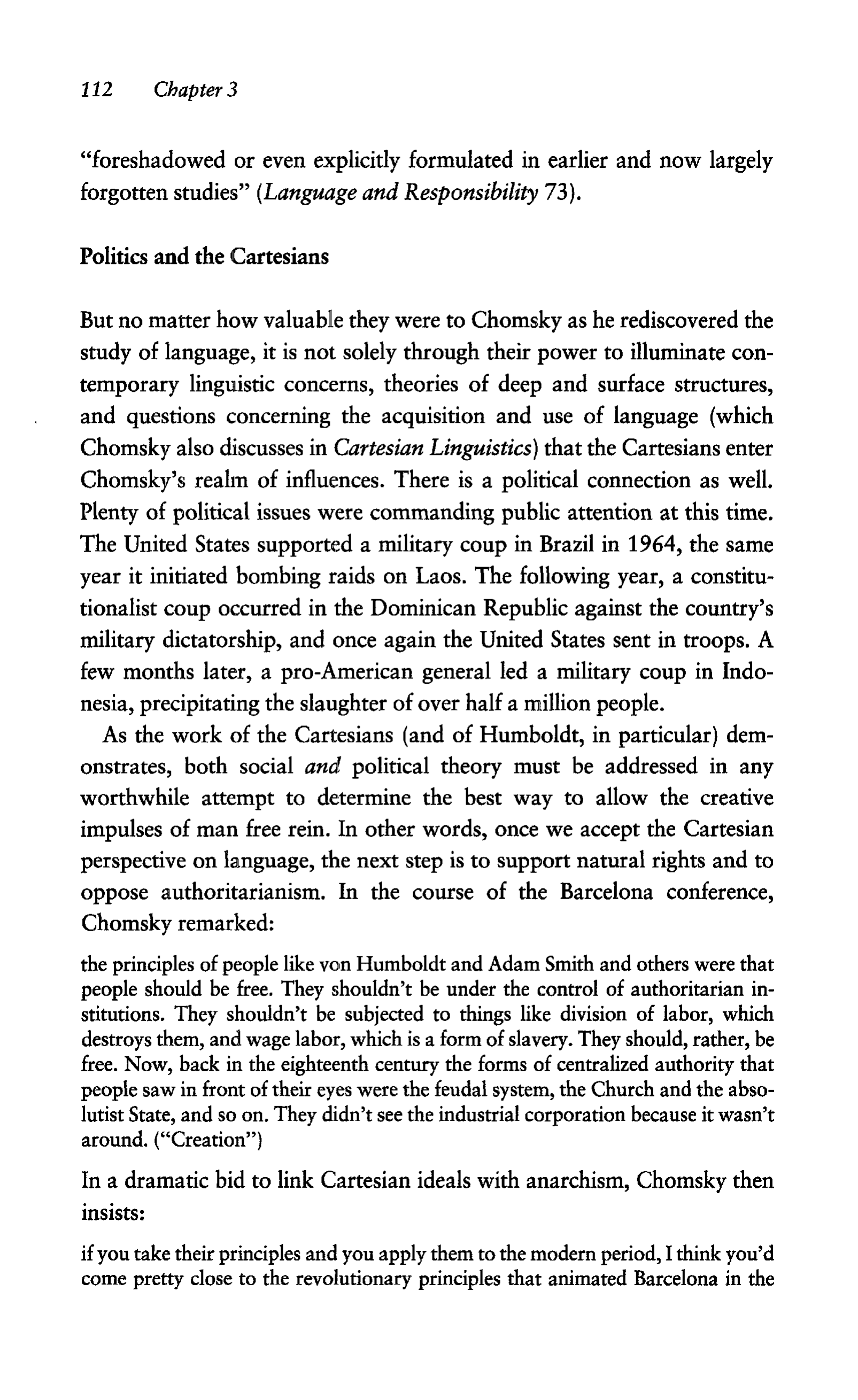 Noam Chomsky A Life of Dissent Biography — page 126