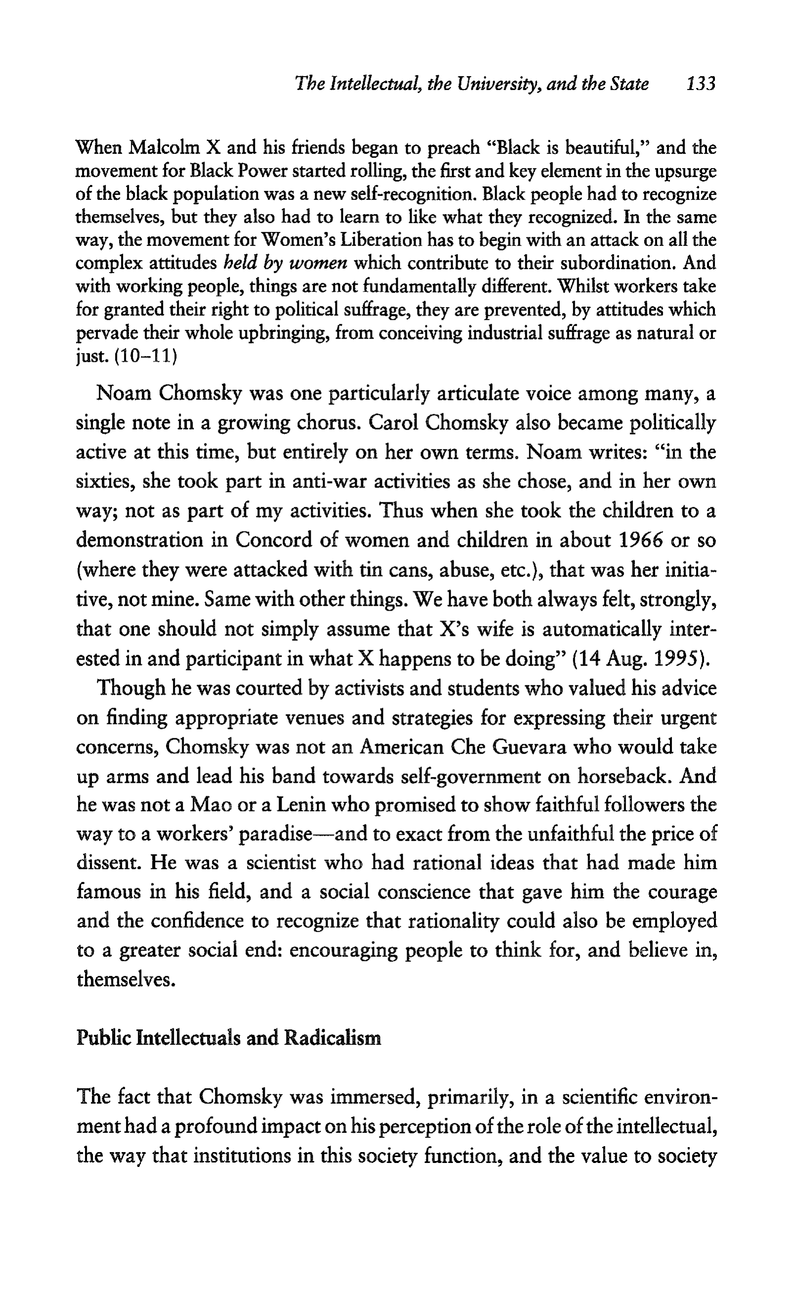Noam Chomsky A Life of Dissent Biography — page 147