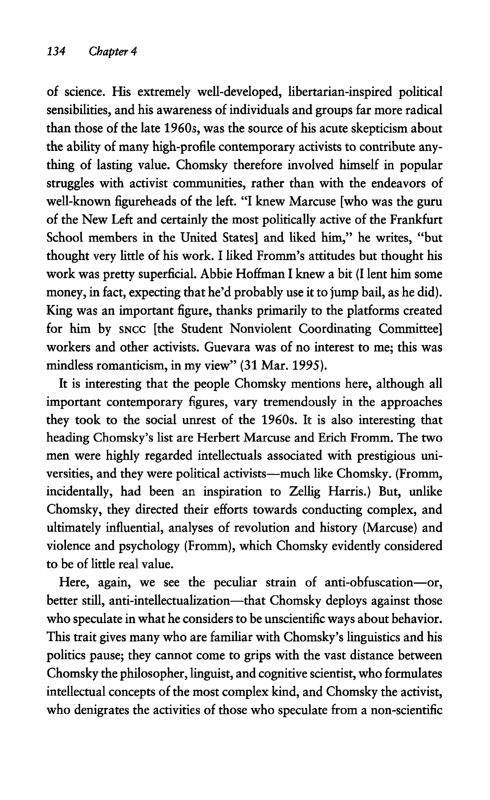 Noam Chomsky A Life of Dissent Biography — page 148