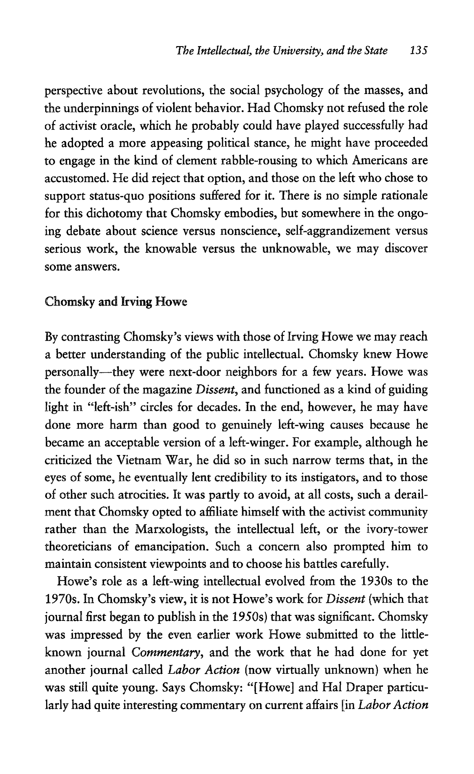 Noam Chomsky A Life of Dissent Biography — page 149