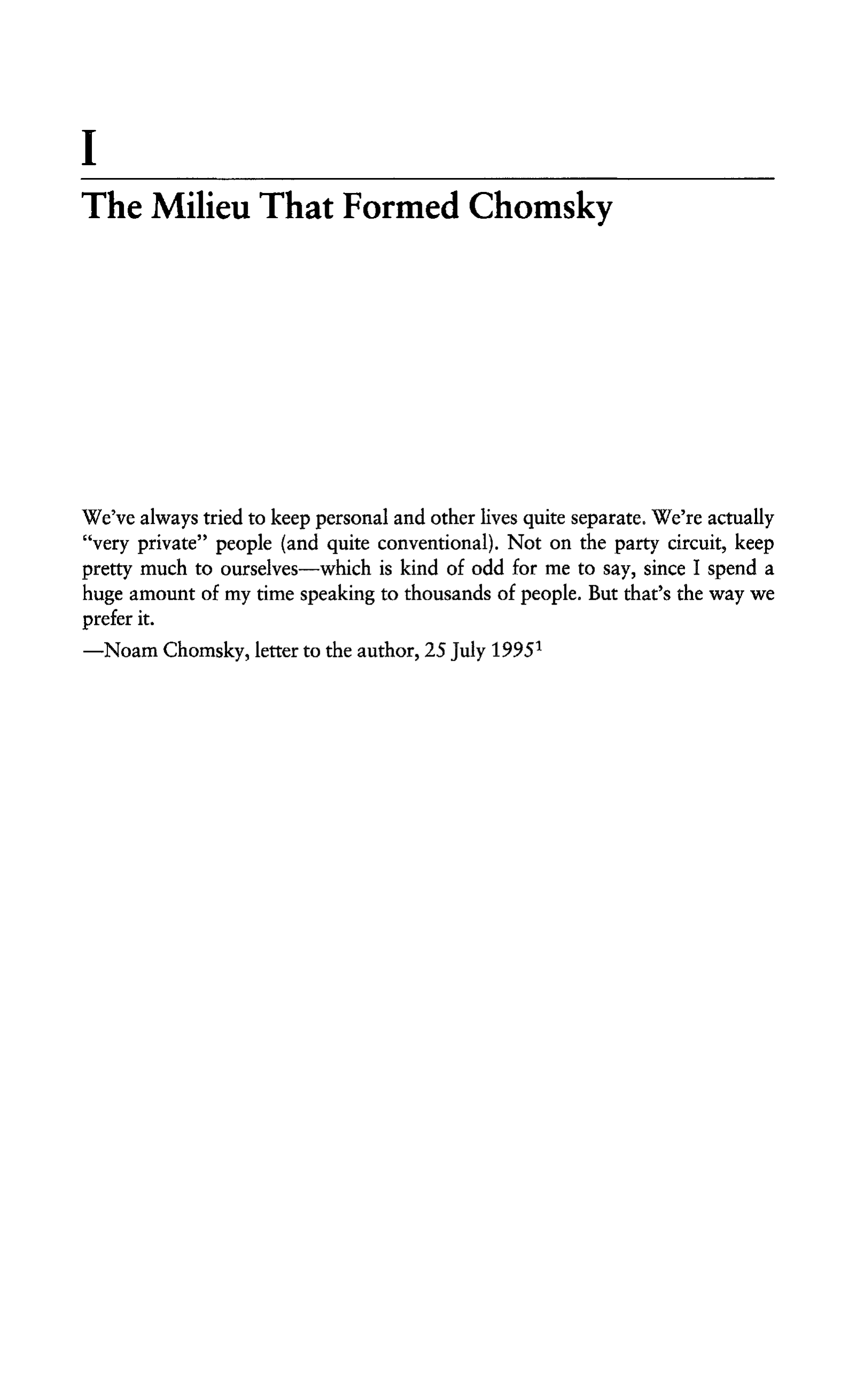 Noam Chomsky A Life of Dissent Biography — page 15