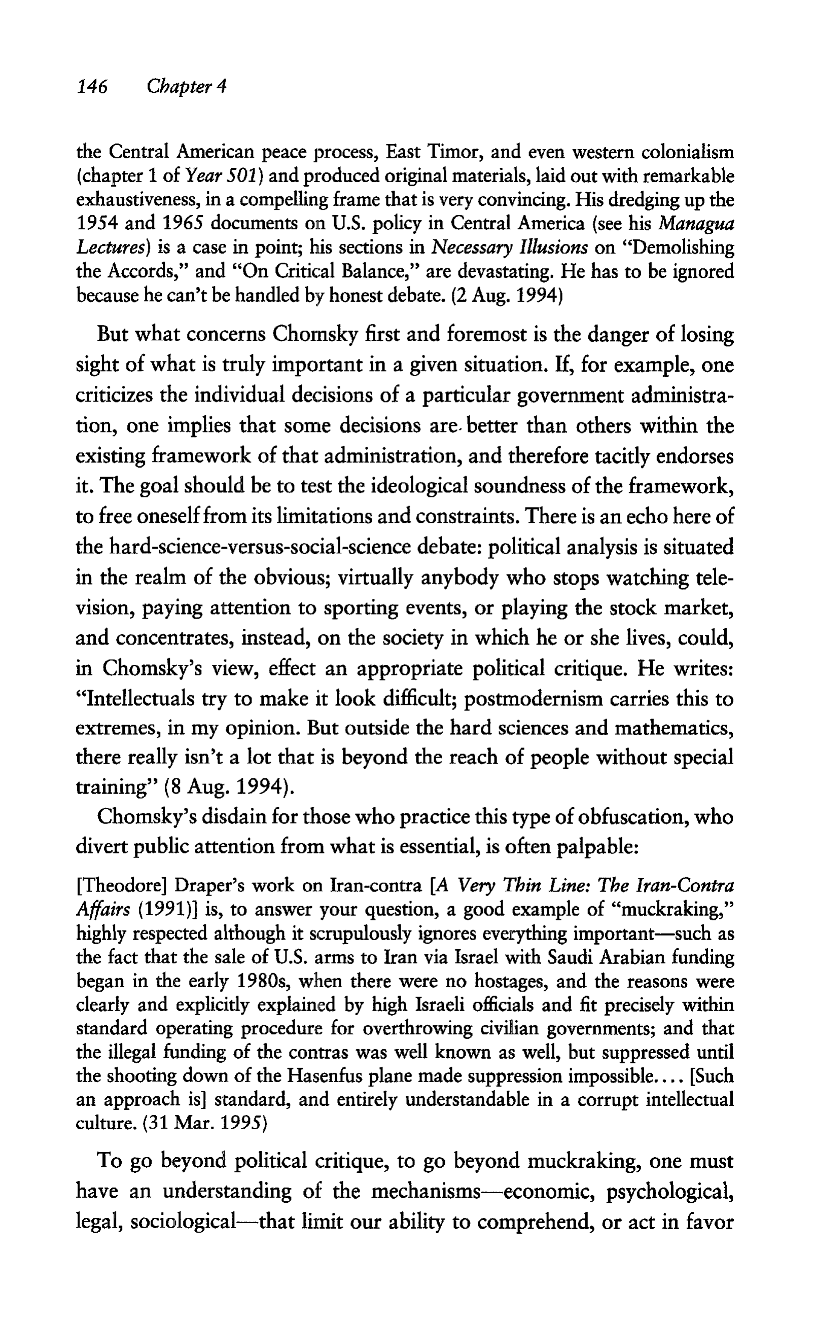 Noam Chomsky A Life of Dissent Biography — page 160