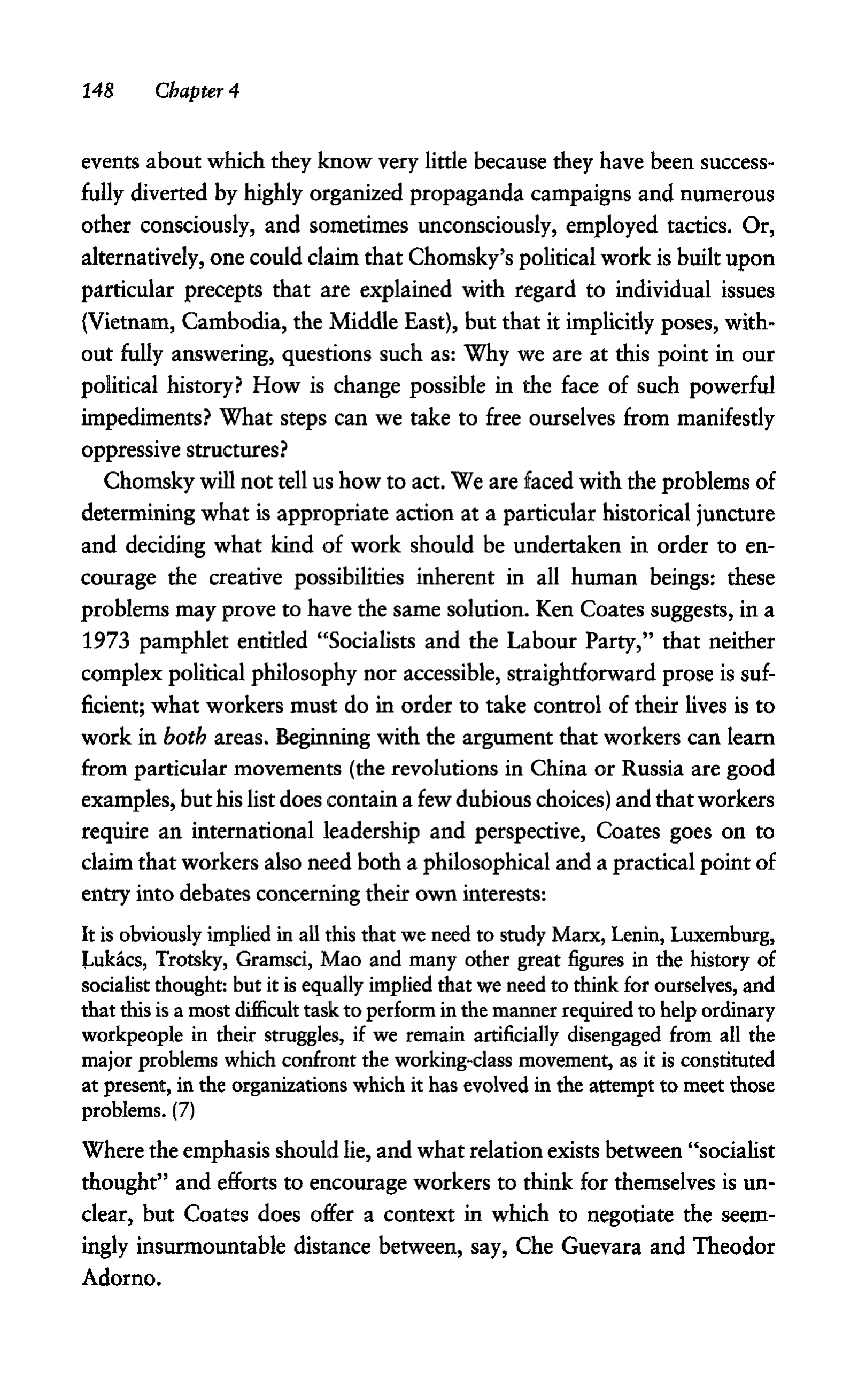 Noam Chomsky A Life of Dissent Biography — page 162