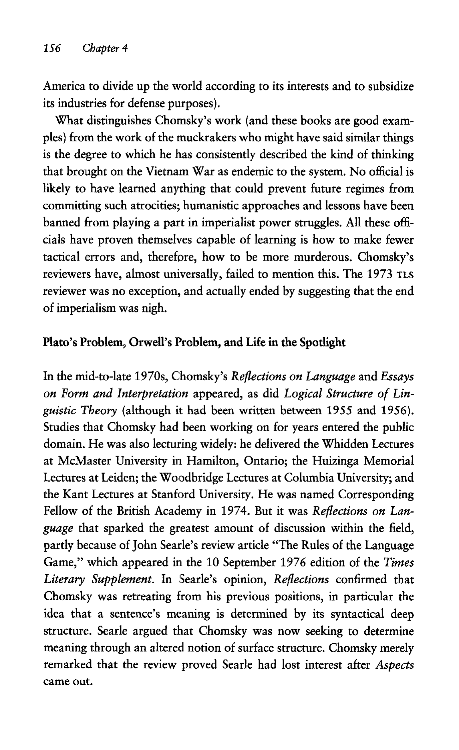 Noam Chomsky A Life of Dissent Biography — page 170