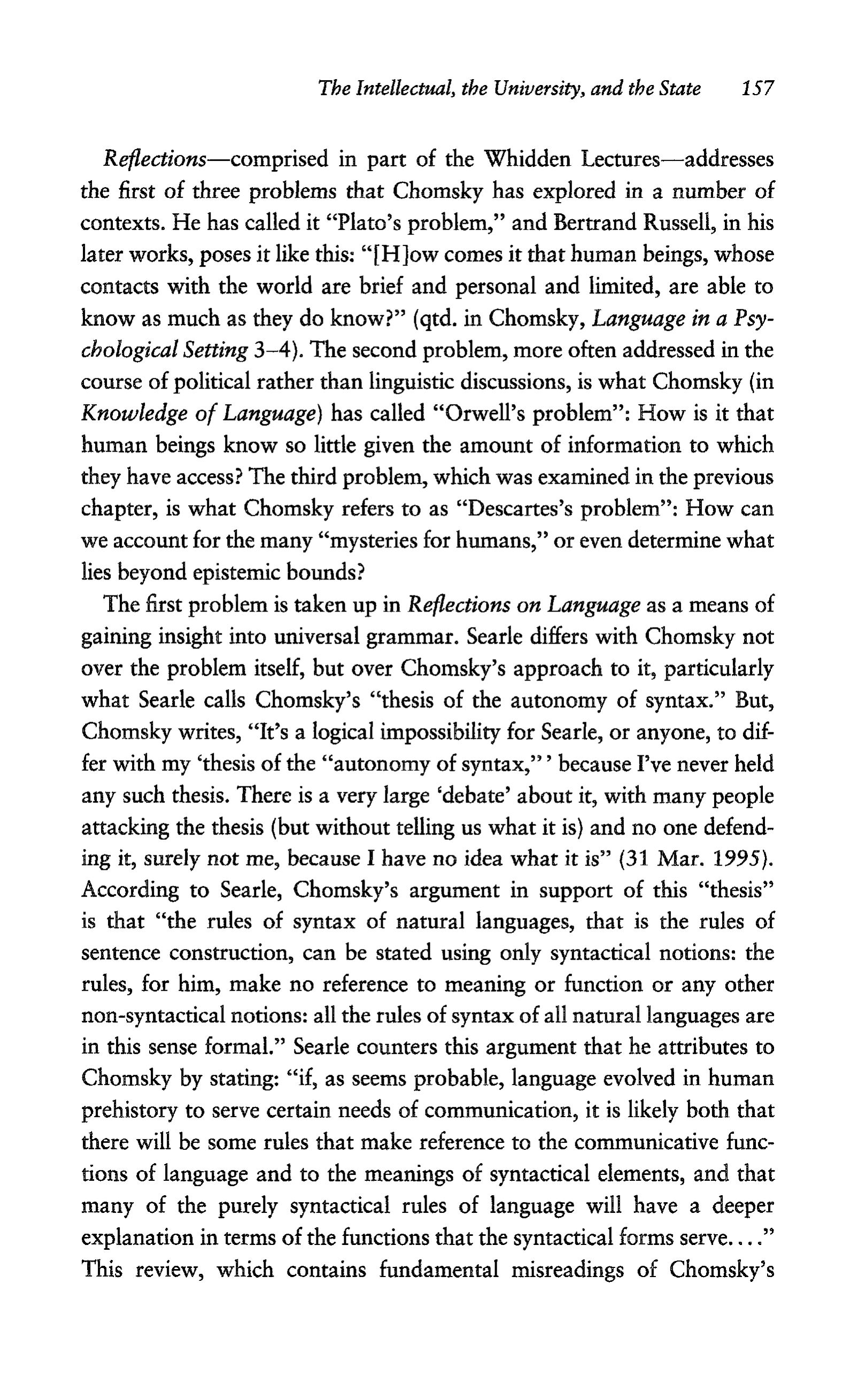Noam Chomsky A Life of Dissent Biography — page 171