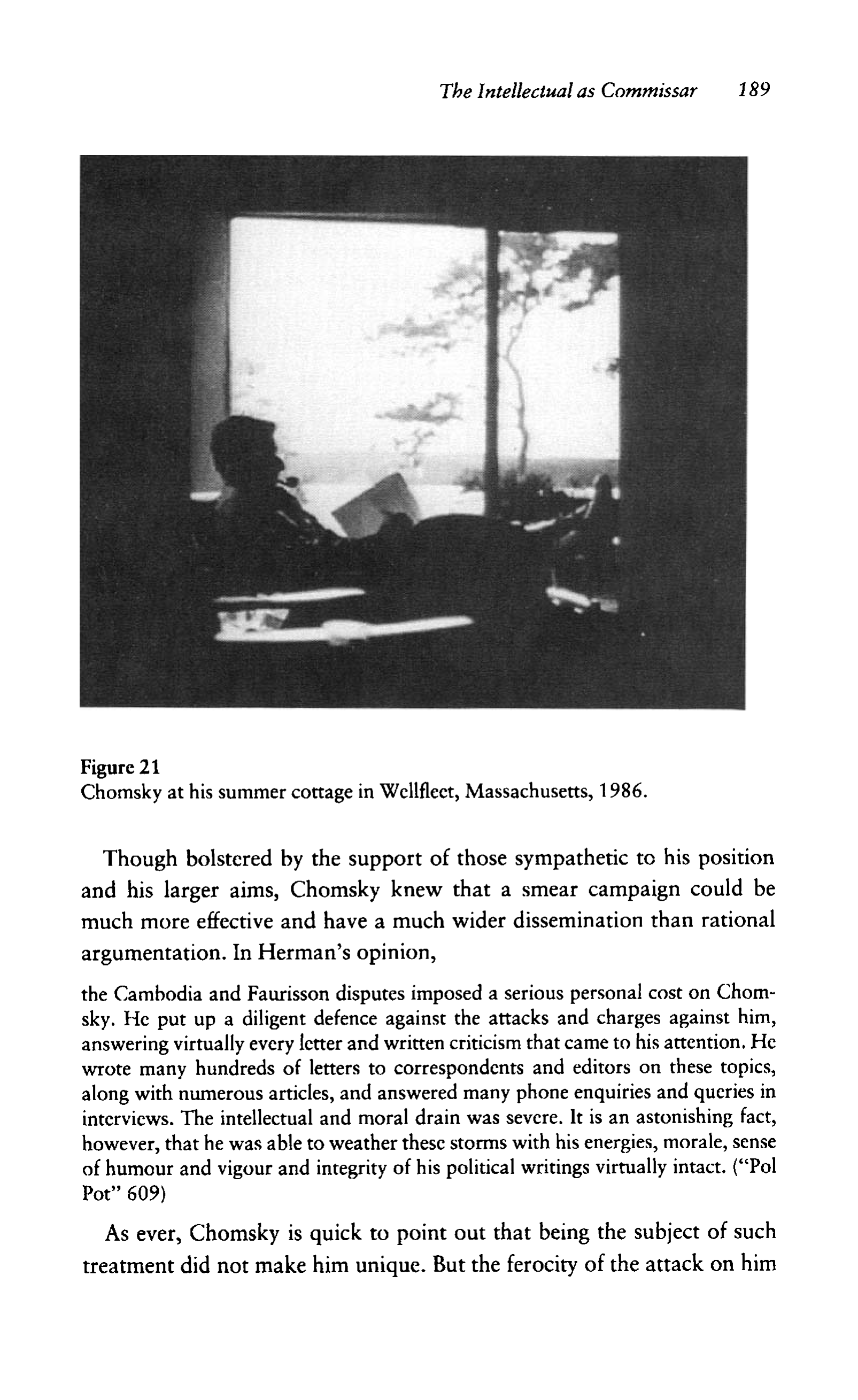 Noam Chomsky A Life of Dissent Biography — page 203