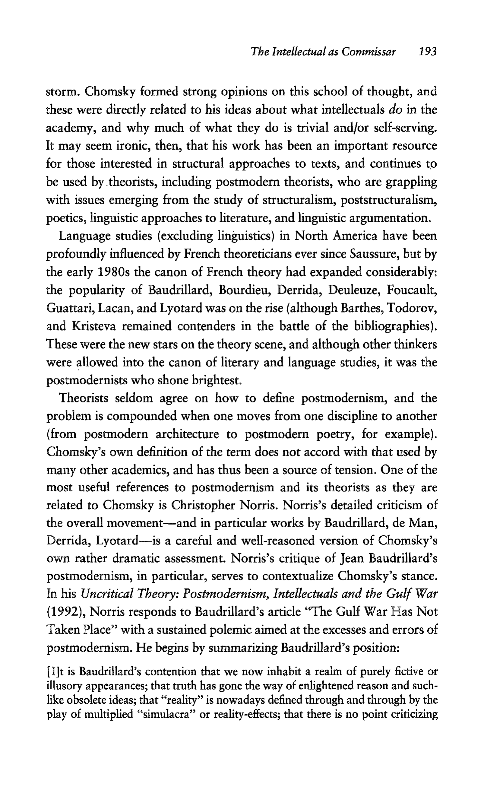 Noam Chomsky A Life of Dissent Biography — page 207