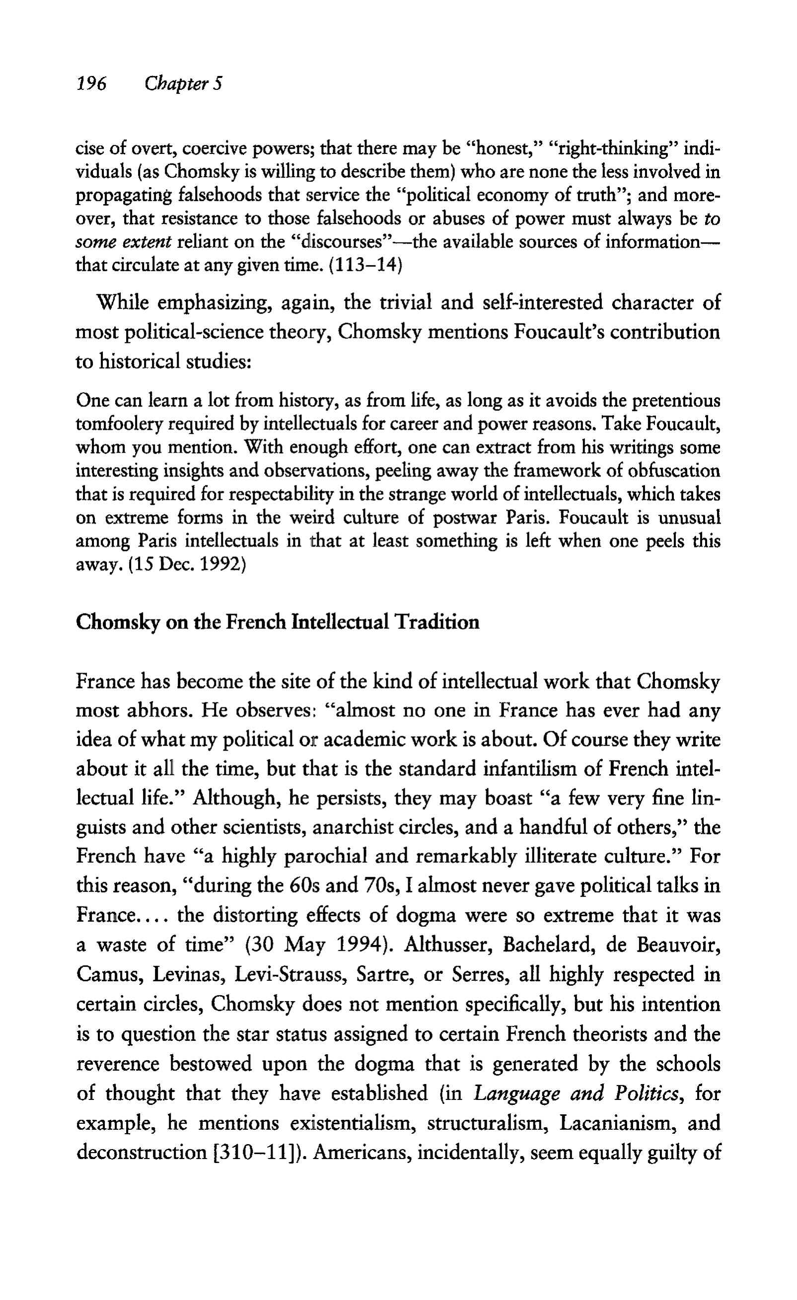 Noam Chomsky A Life of Dissent Biography — page 210