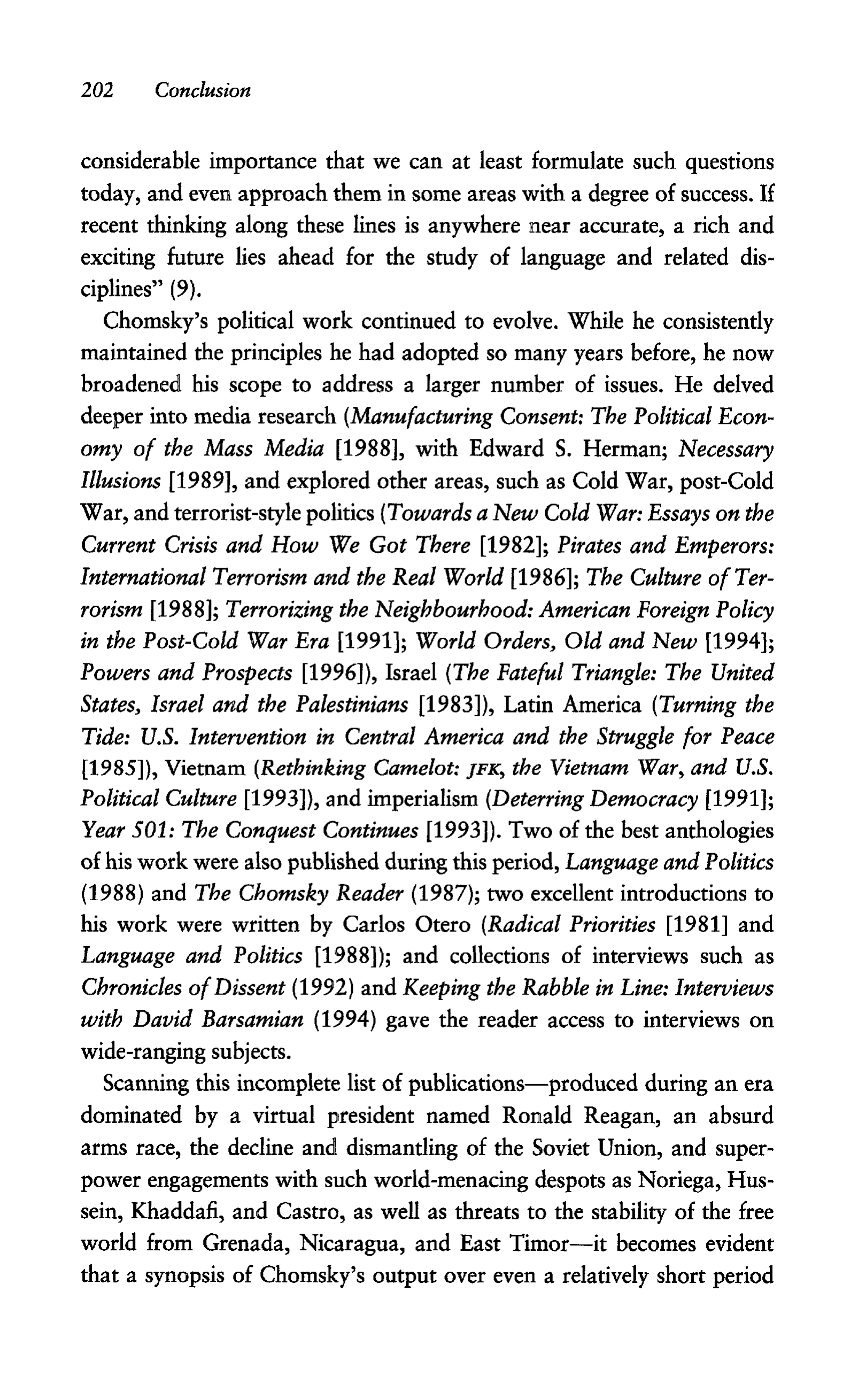 Noam Chomsky A Life of Dissent Biography — page 216