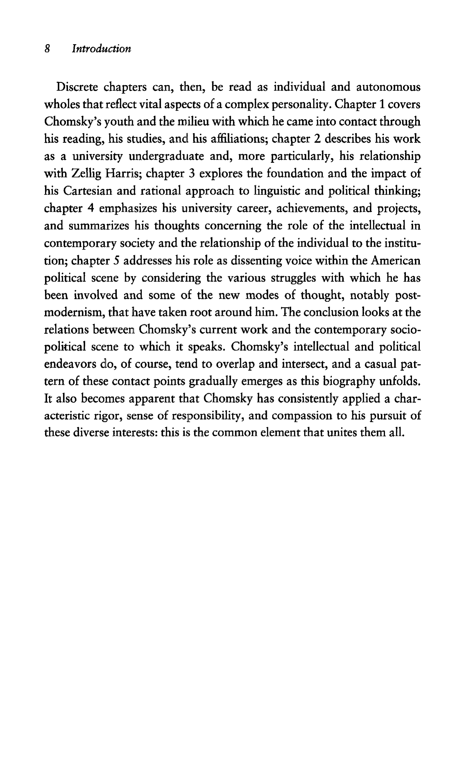 Noam Chomsky A Life of Dissent Biography — page 22