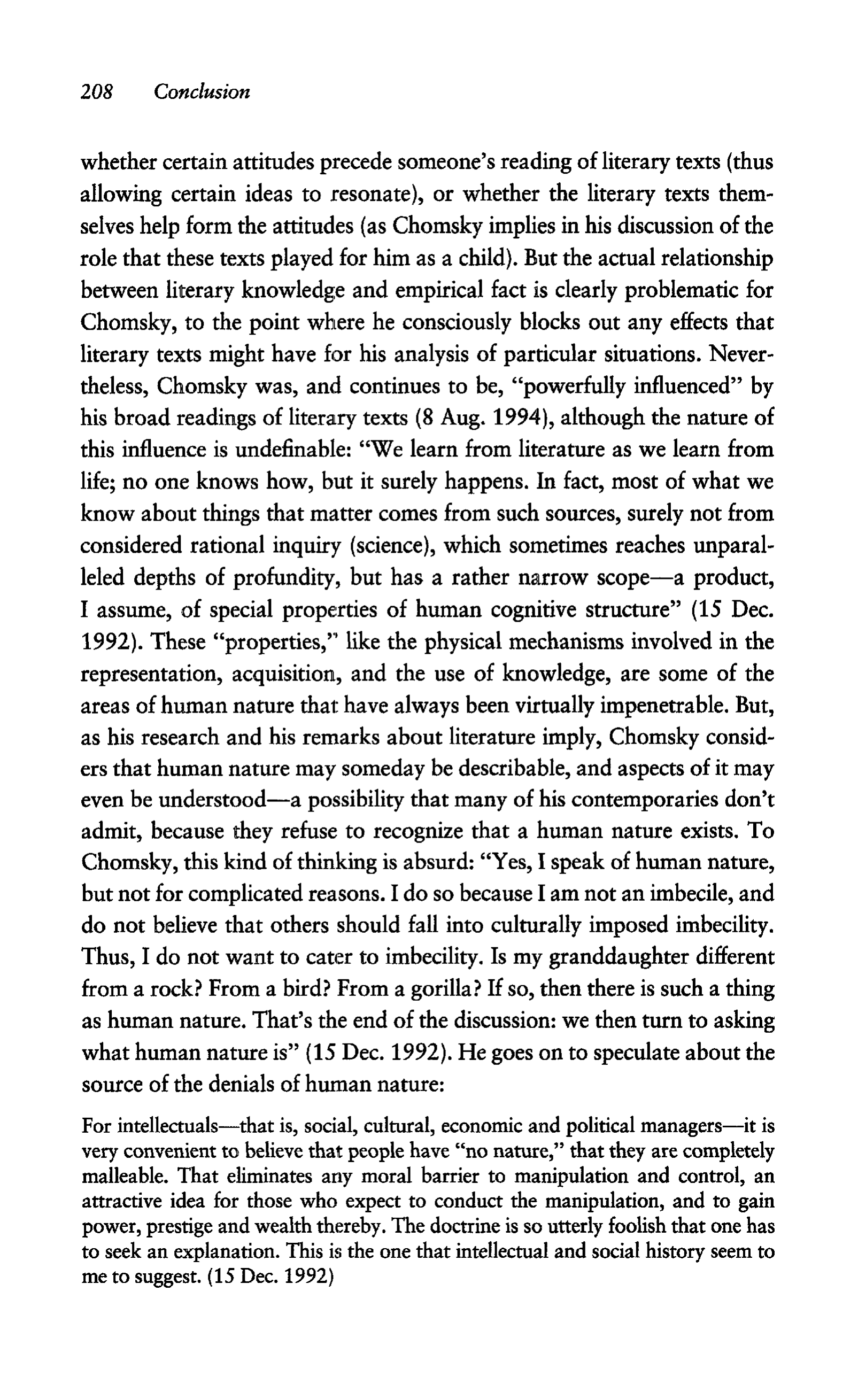 Noam Chomsky A Life of Dissent Biography — page 222