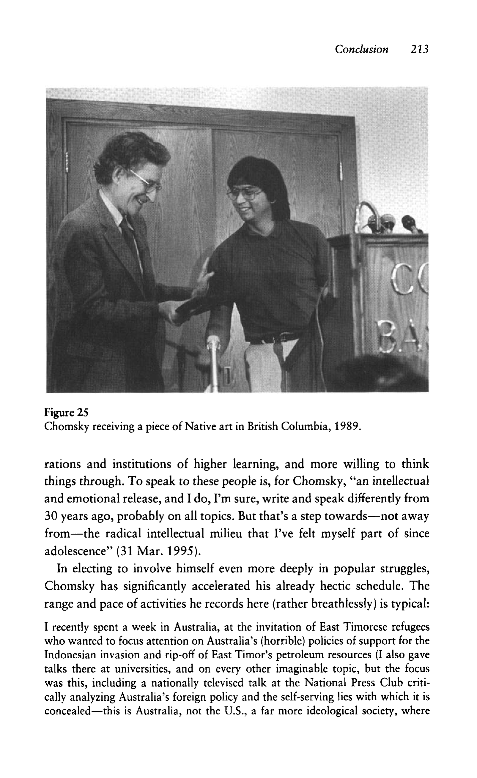 Noam Chomsky A Life of Dissent Biography — page 227