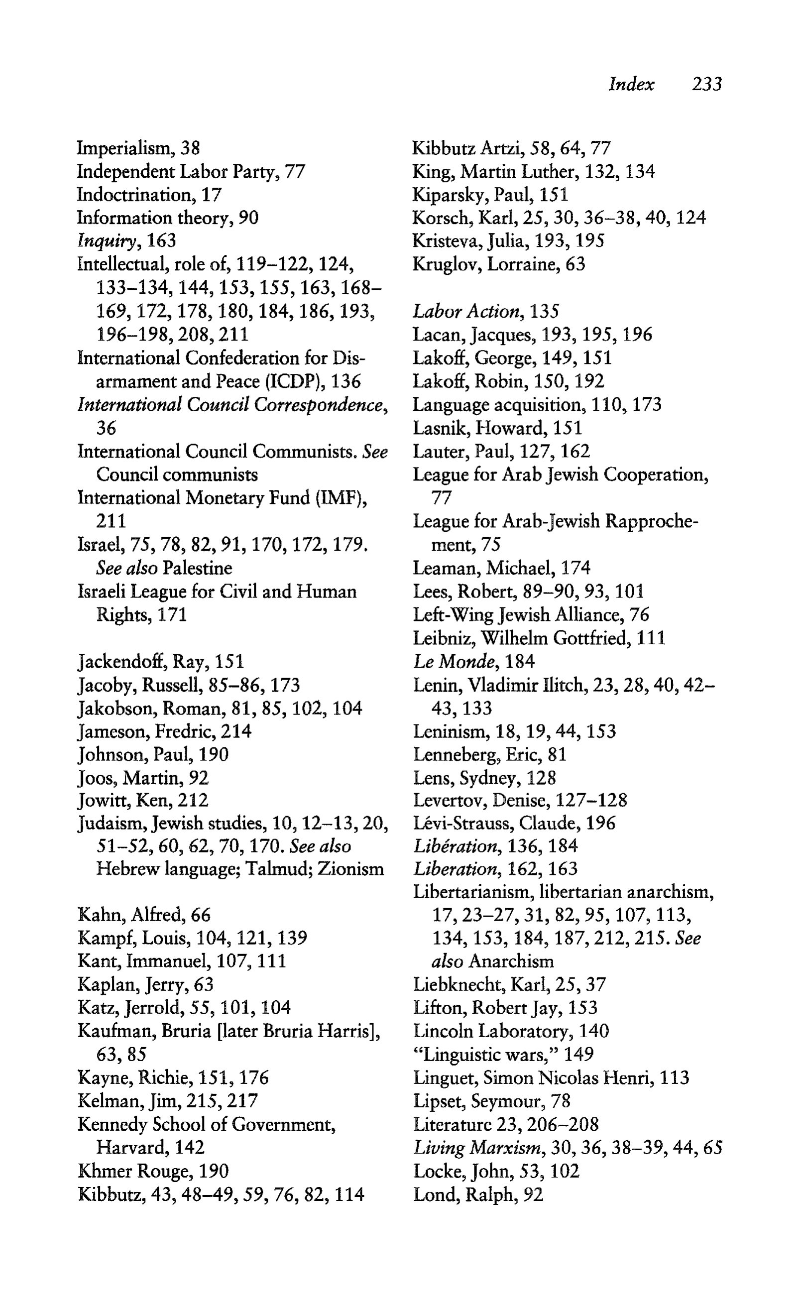 Noam Chomsky A Life of Dissent Biography — page 247