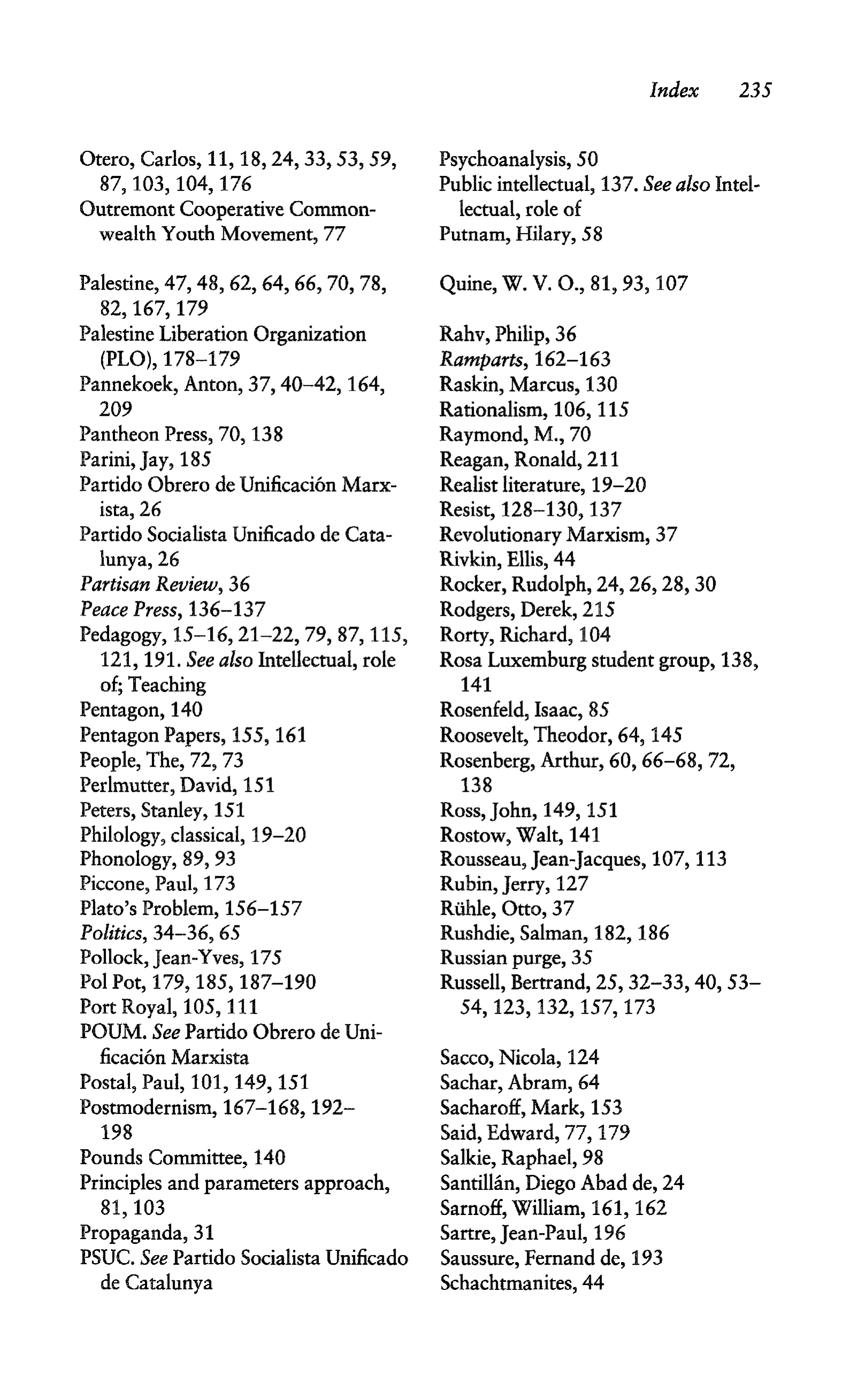 Noam Chomsky A Life of Dissent Biography — page 249