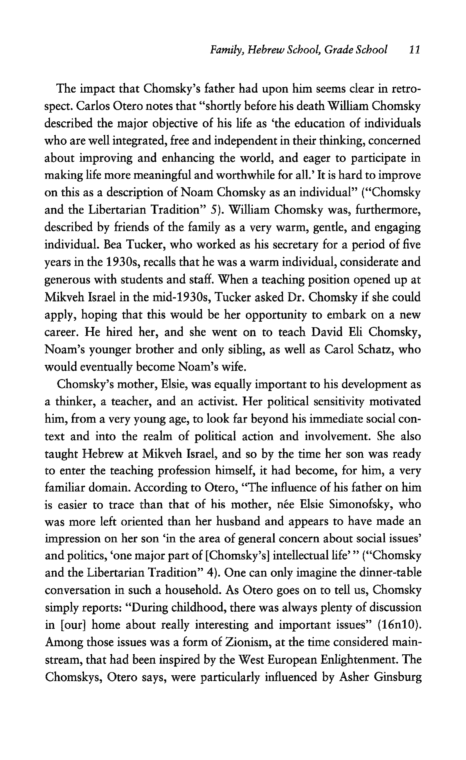 Noam Chomsky A Life of Dissent Biography — page 25