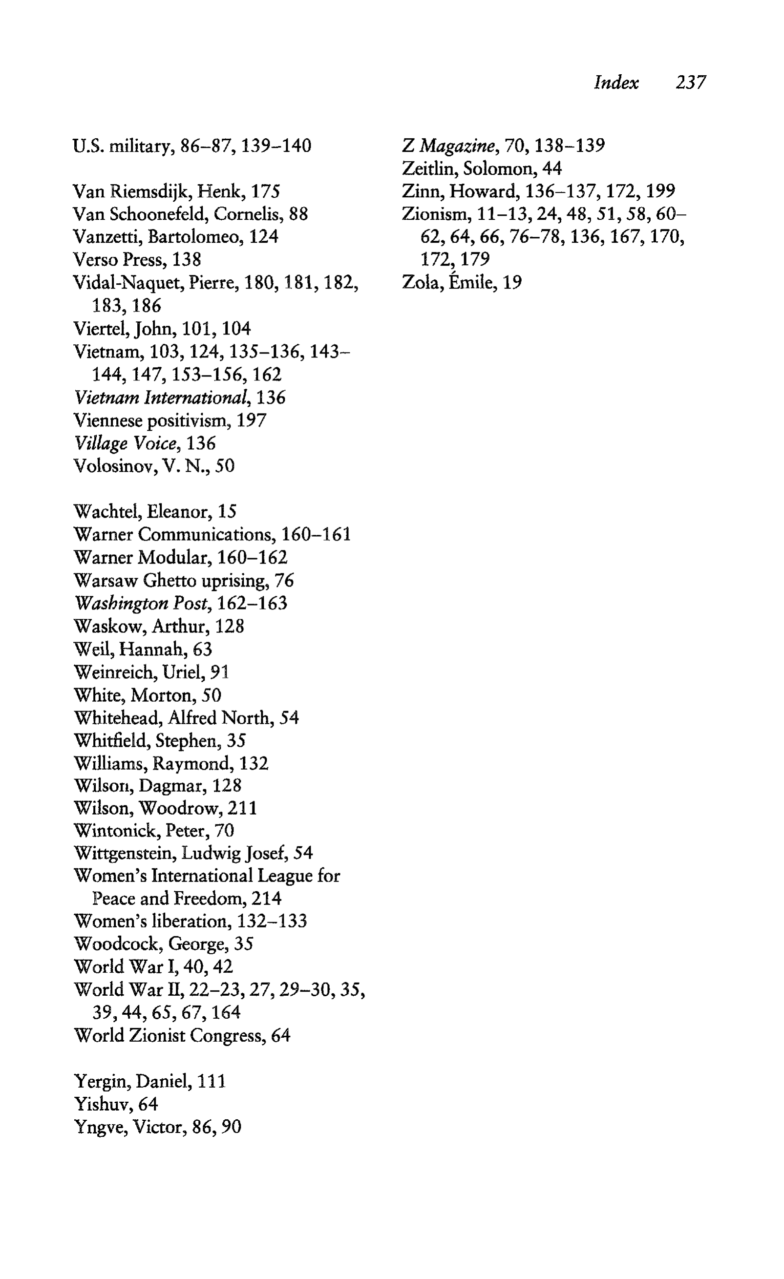 Noam Chomsky A Life of Dissent Biography — page 251