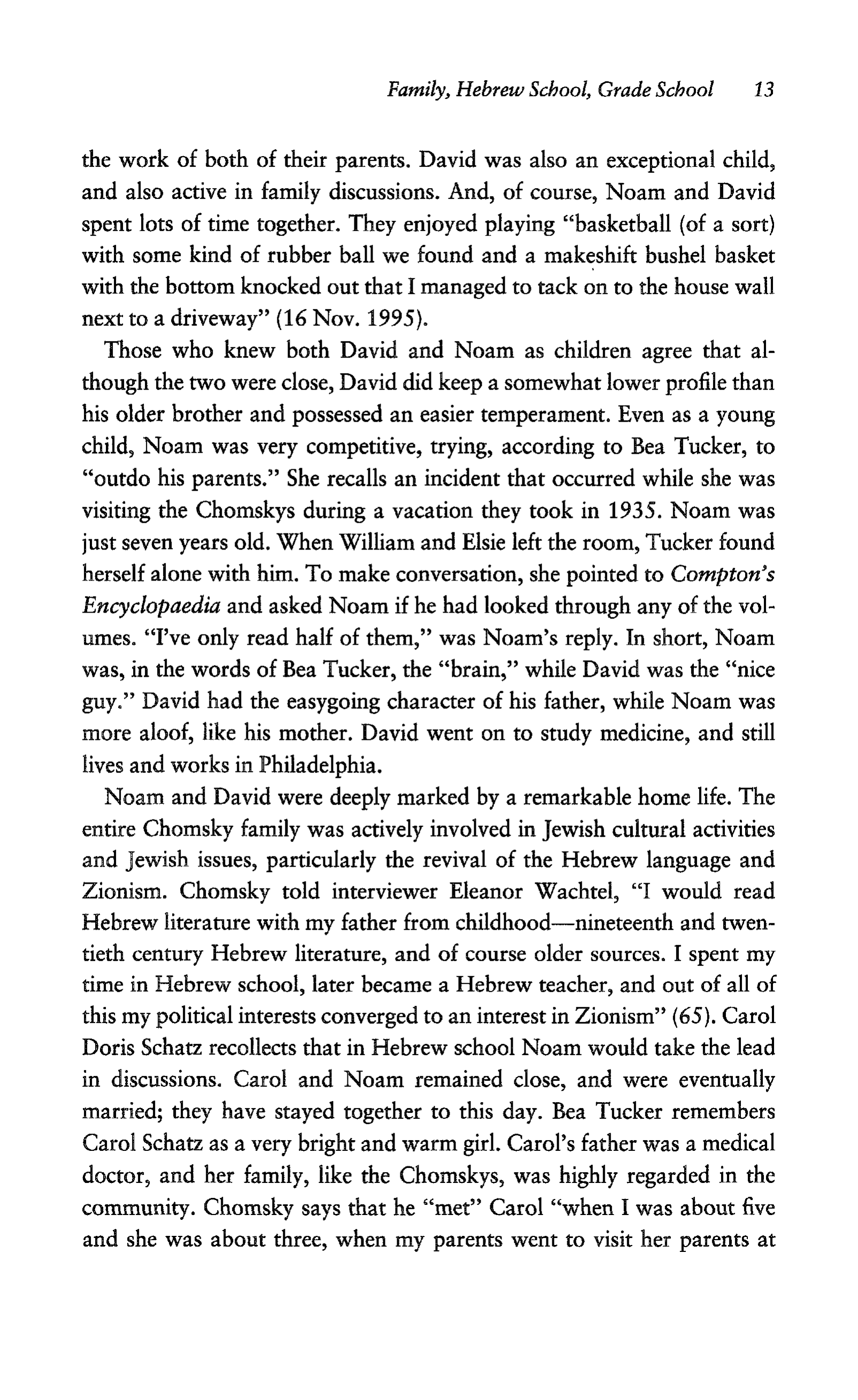 Noam Chomsky A Life of Dissent Biography — page 27