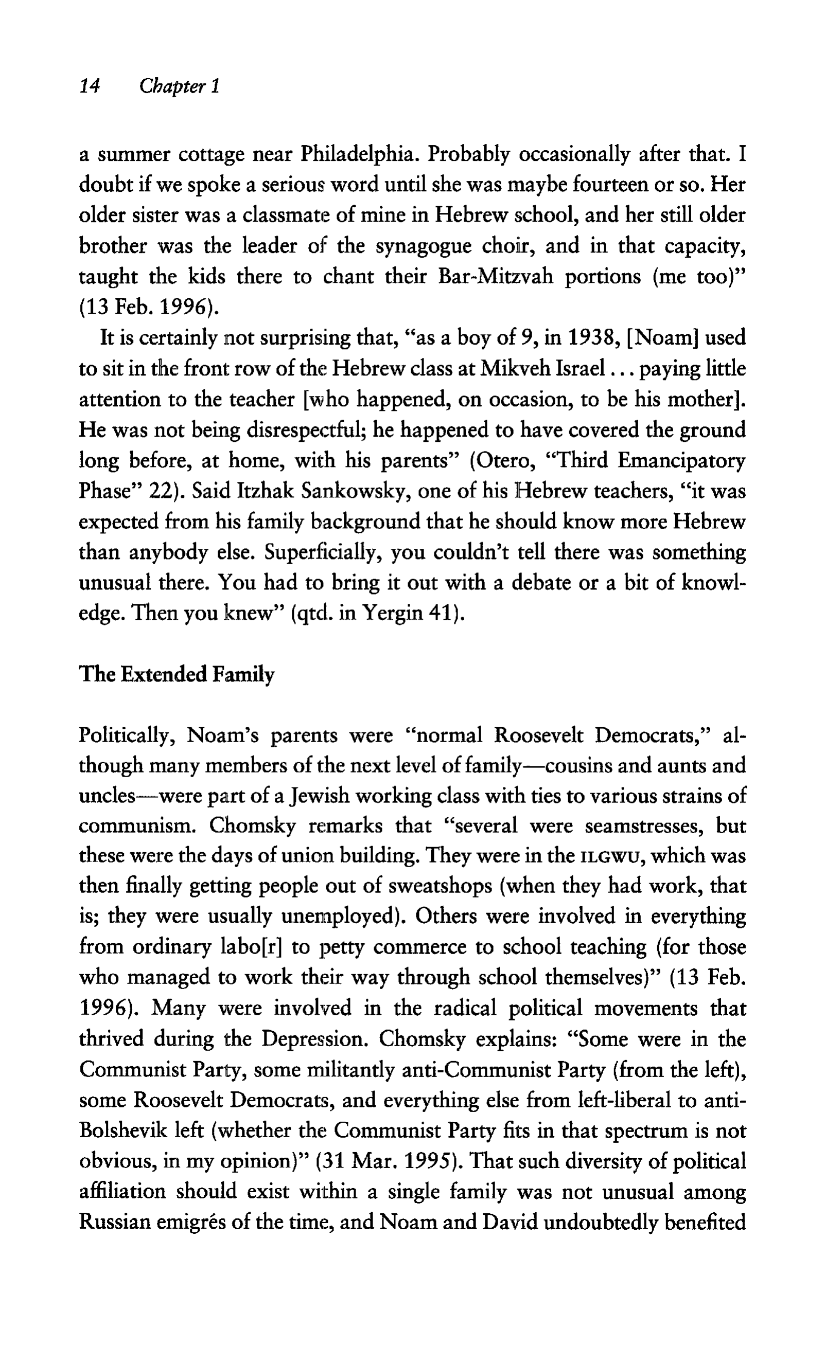 Noam Chomsky A Life of Dissent Biography — page 28