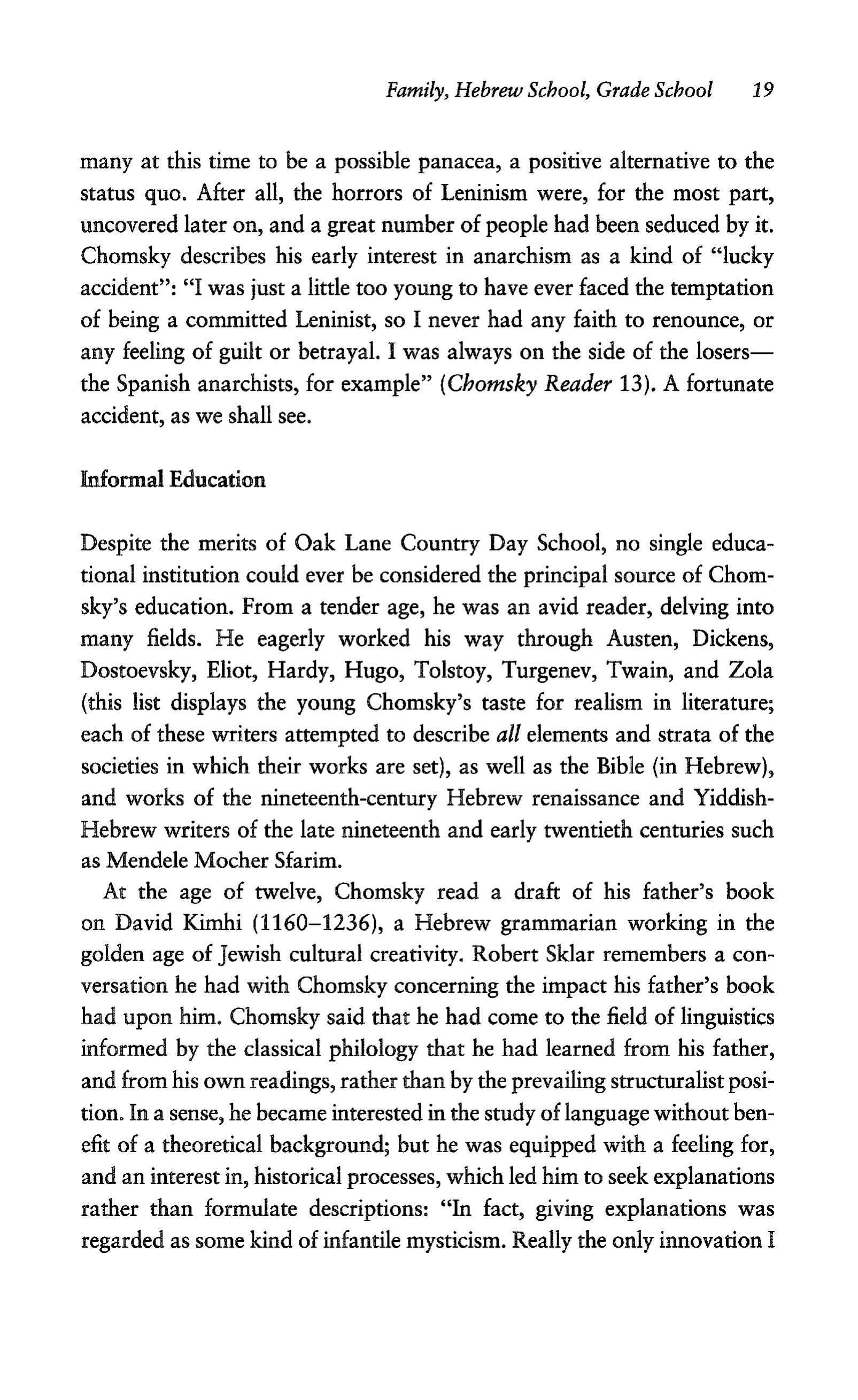 Noam Chomsky A Life of Dissent Biography — page 33
