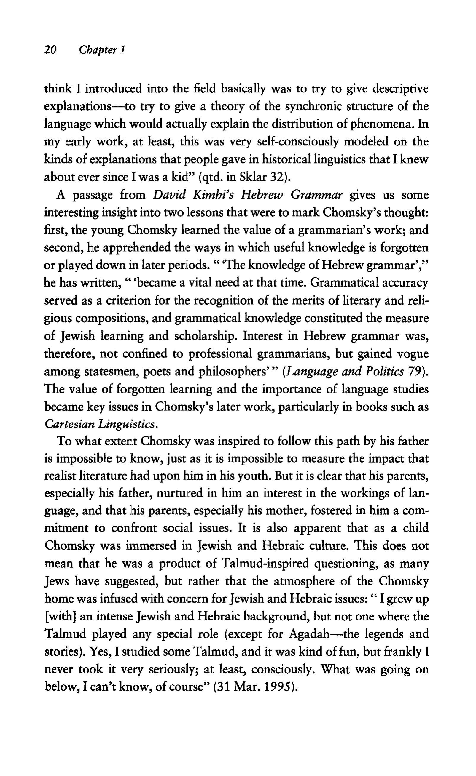 Noam Chomsky A Life of Dissent Biography — page 34