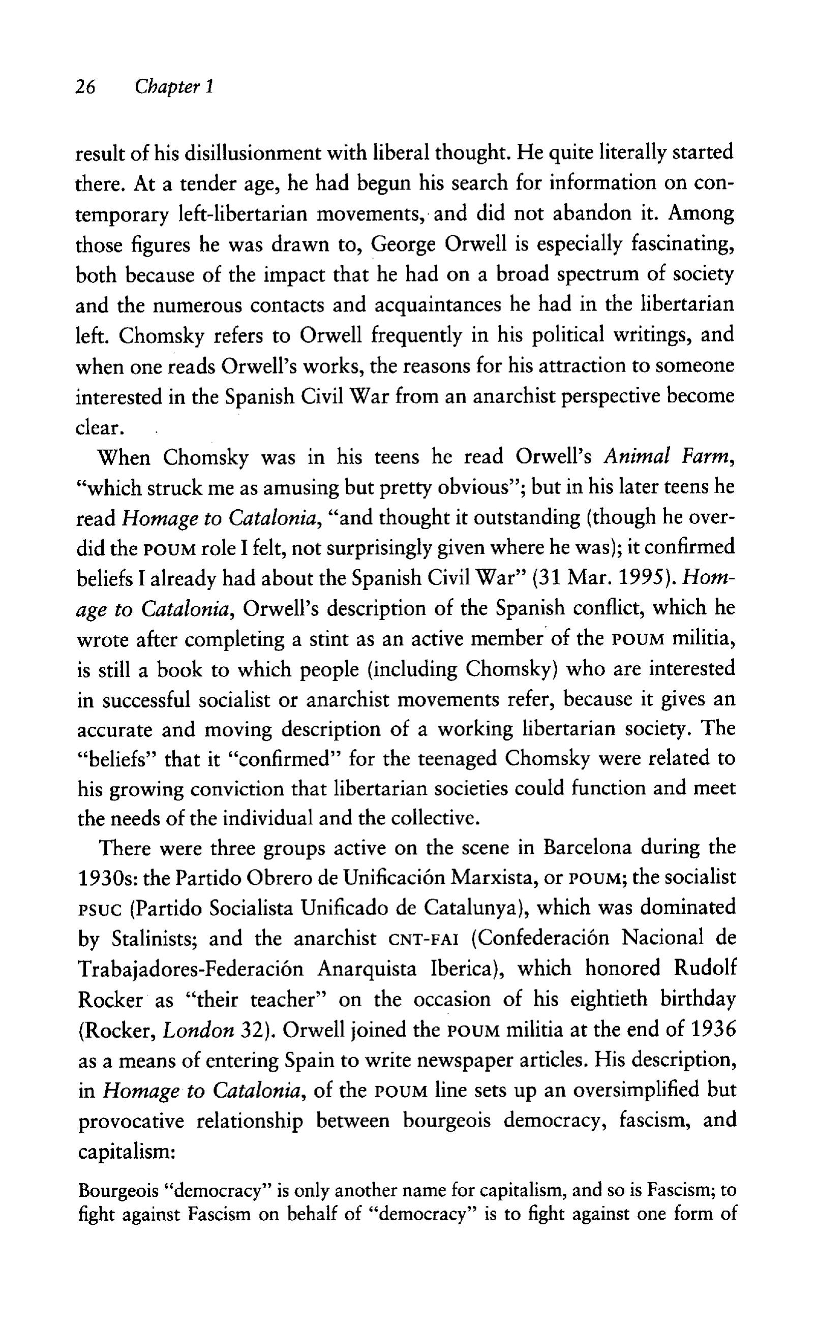 Noam Chomsky A Life of Dissent Biography — page 40