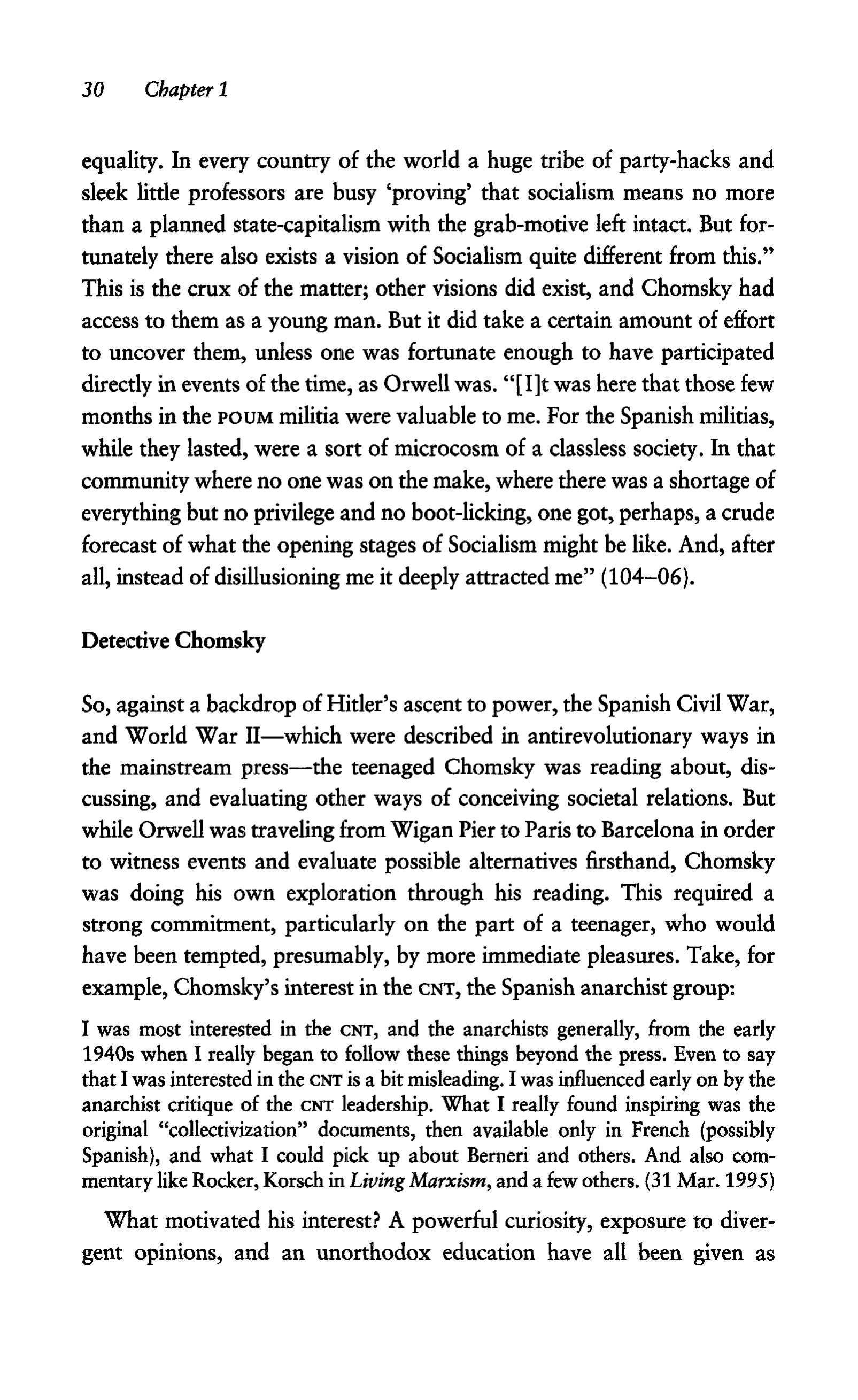 Noam Chomsky A Life of Dissent Biography — page 44