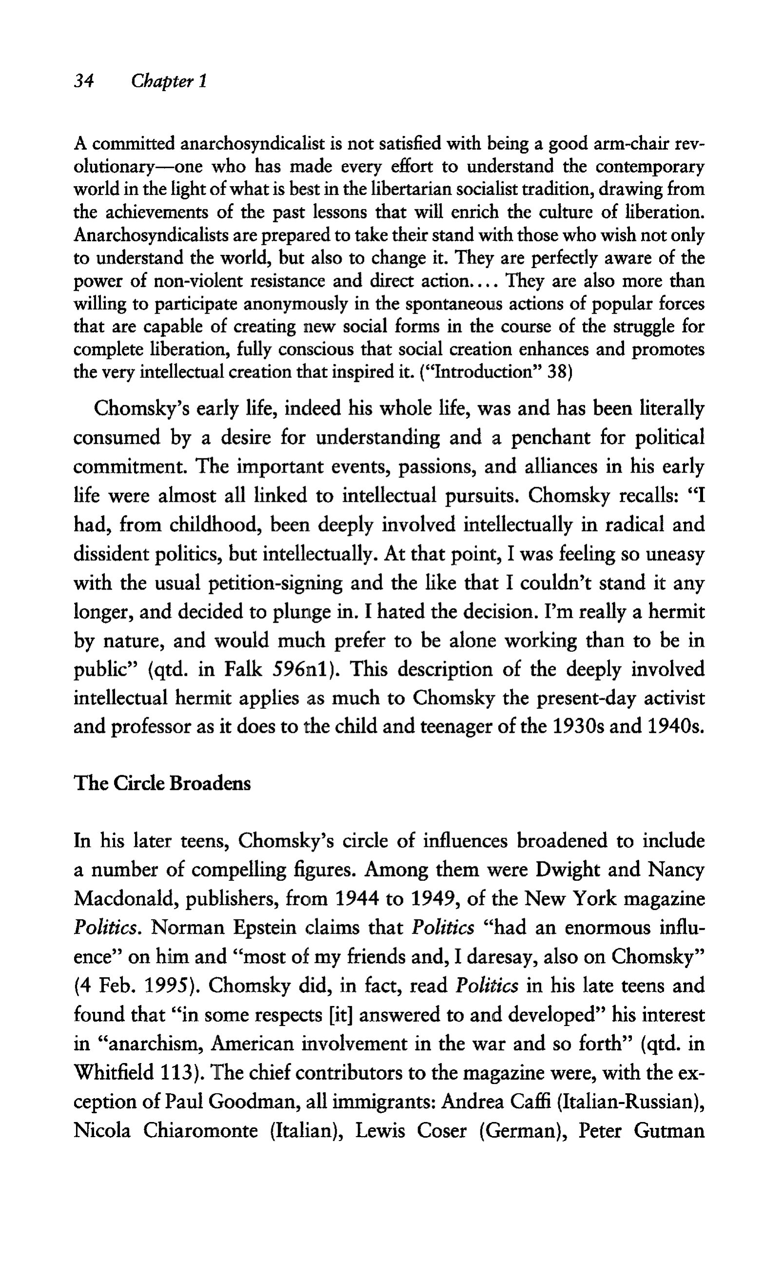 Noam Chomsky A Life of Dissent Biography — page 48