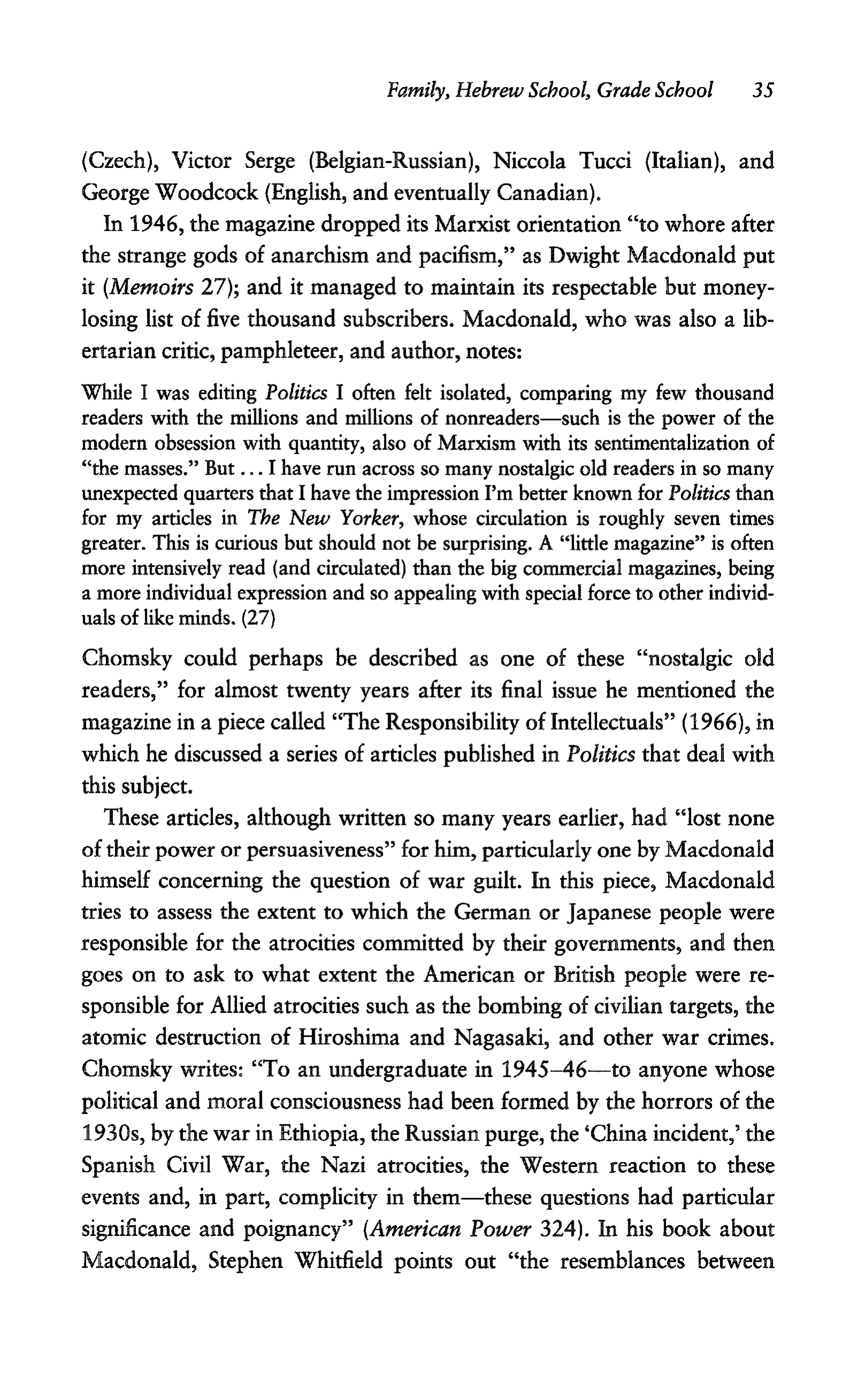 Noam Chomsky A Life of Dissent Biography — page 49