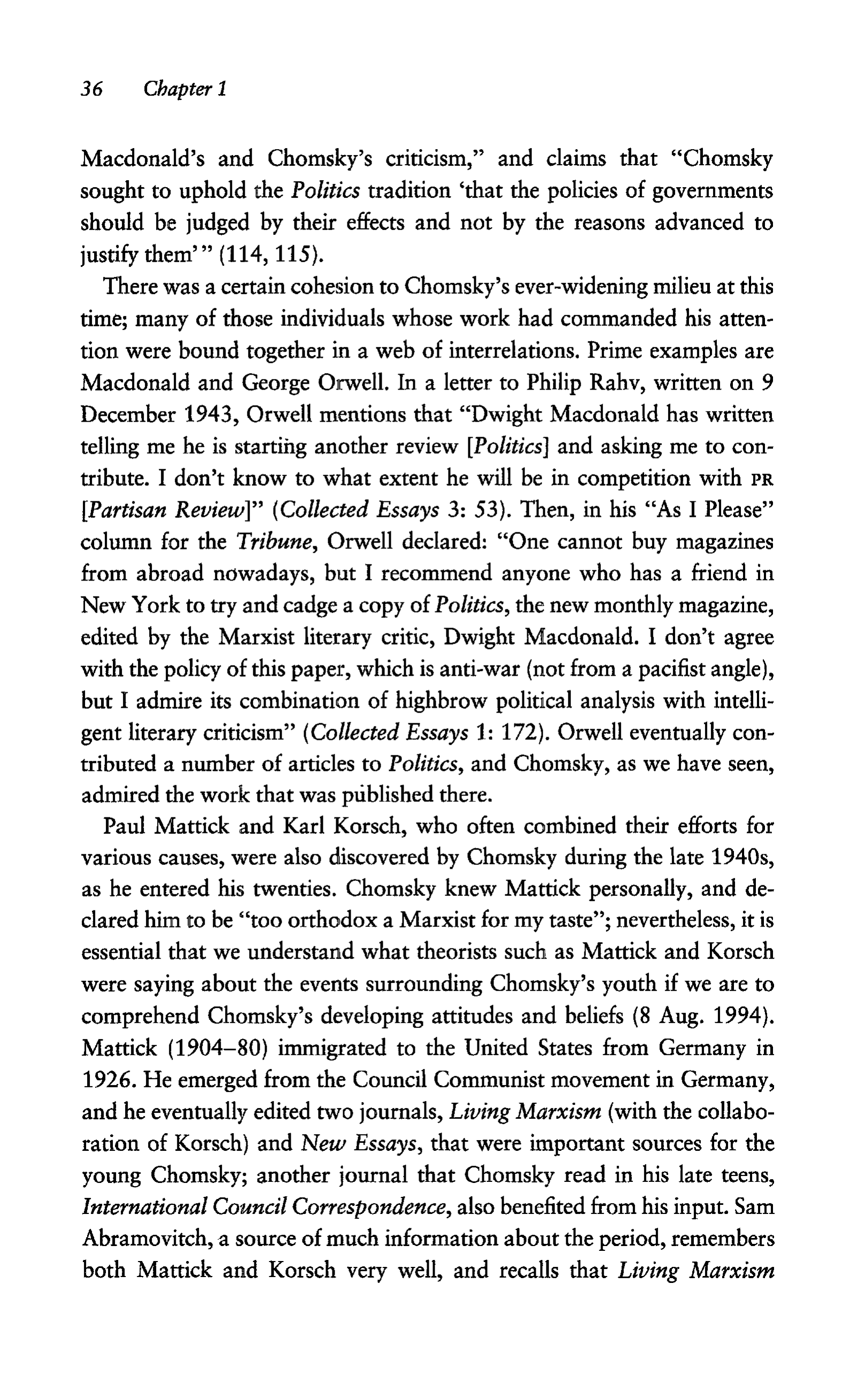 Noam Chomsky A Life of Dissent Biography — page 50