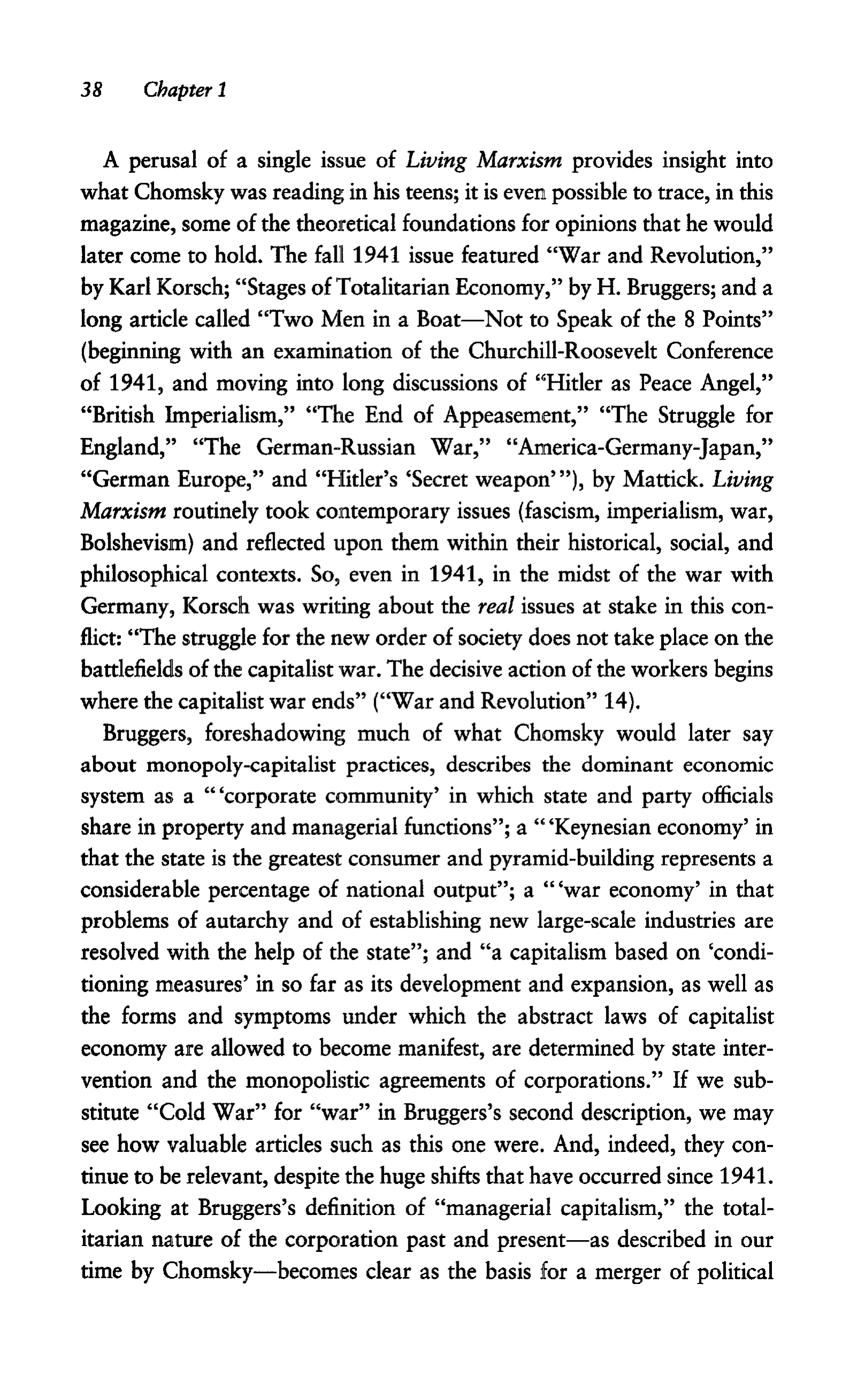 Noam Chomsky A Life of Dissent Biography — page 52