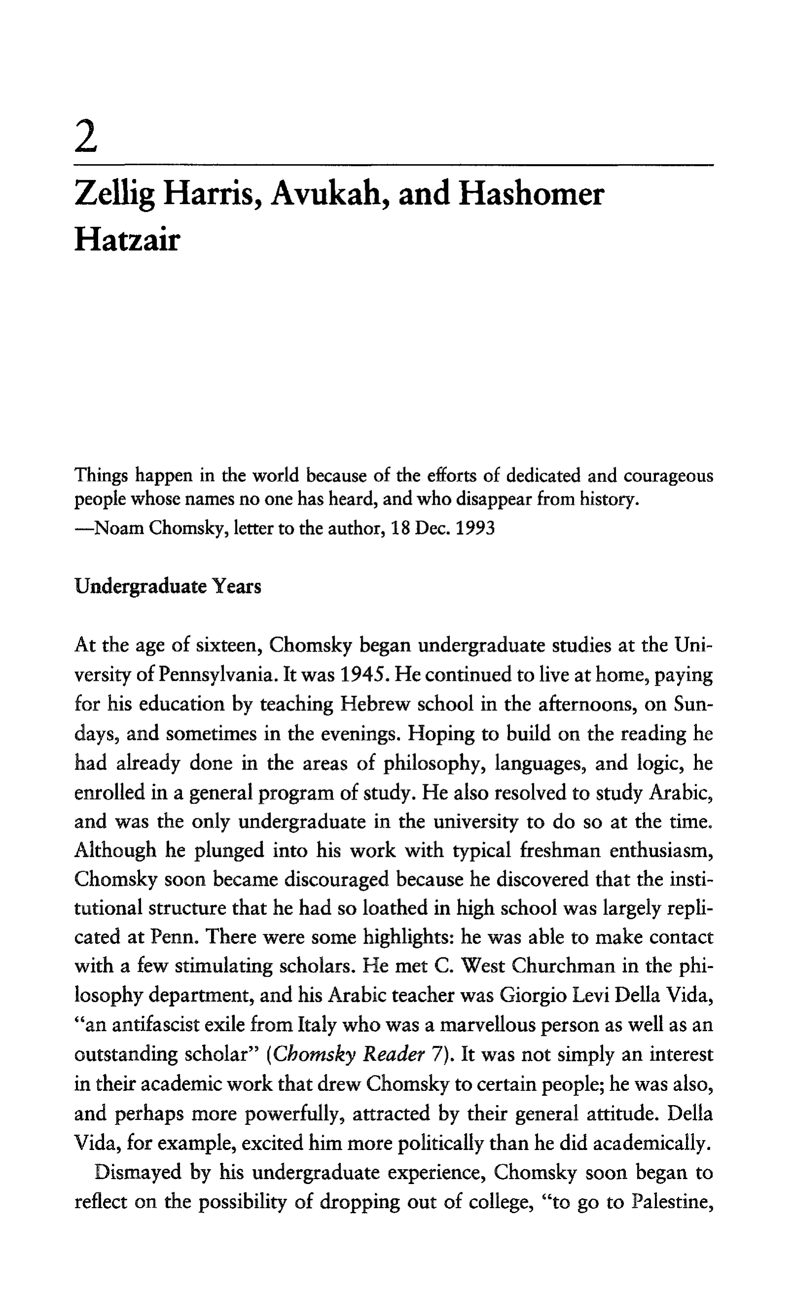 Noam Chomsky A Life of Dissent Biography — page 61