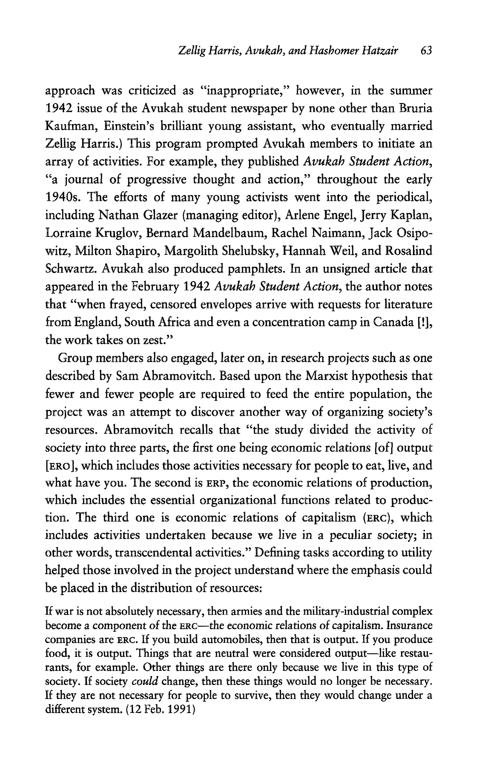 Noam Chomsky A Life of Dissent Biography — page 77