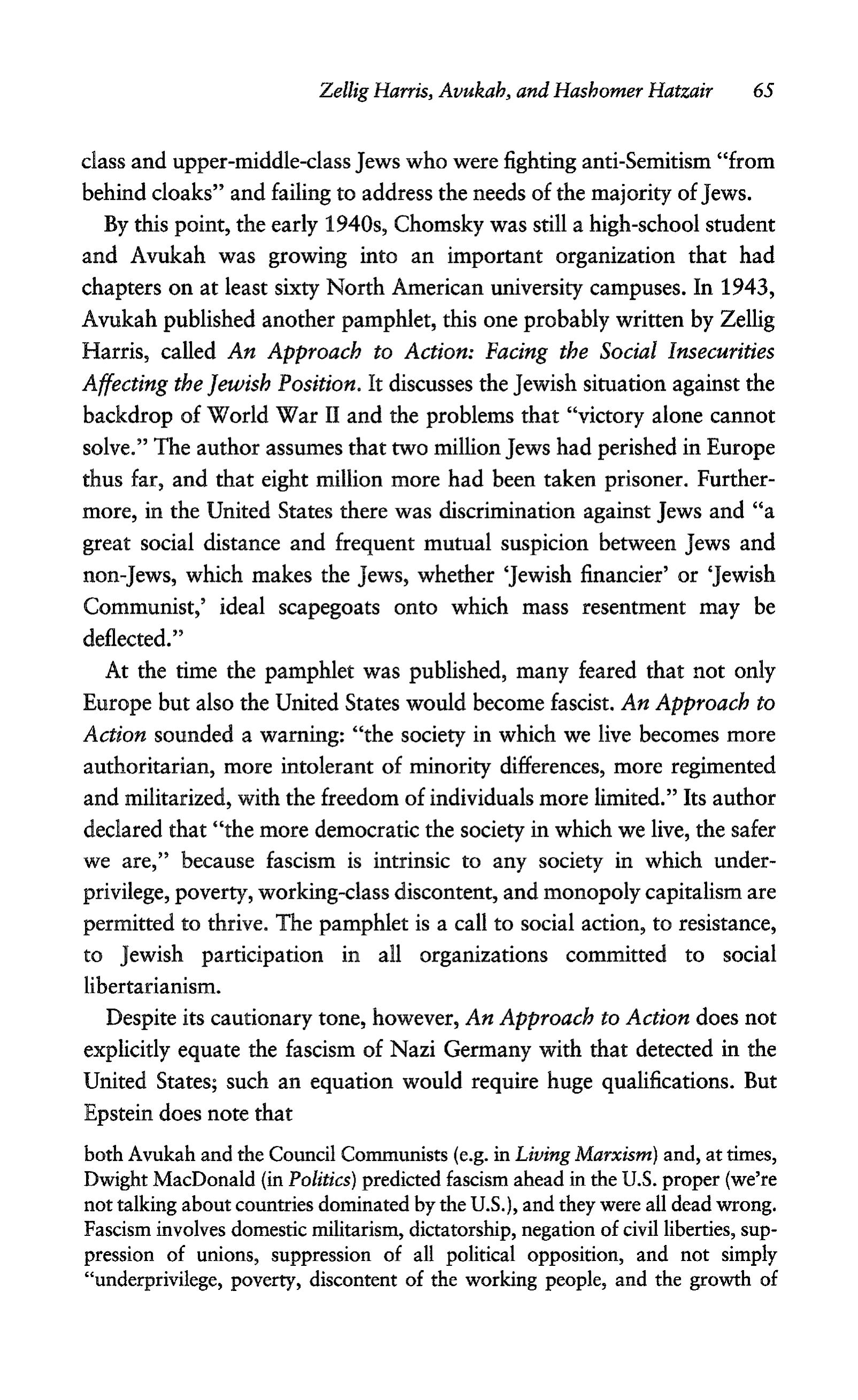 Noam Chomsky A Life of Dissent Biography — page 79
