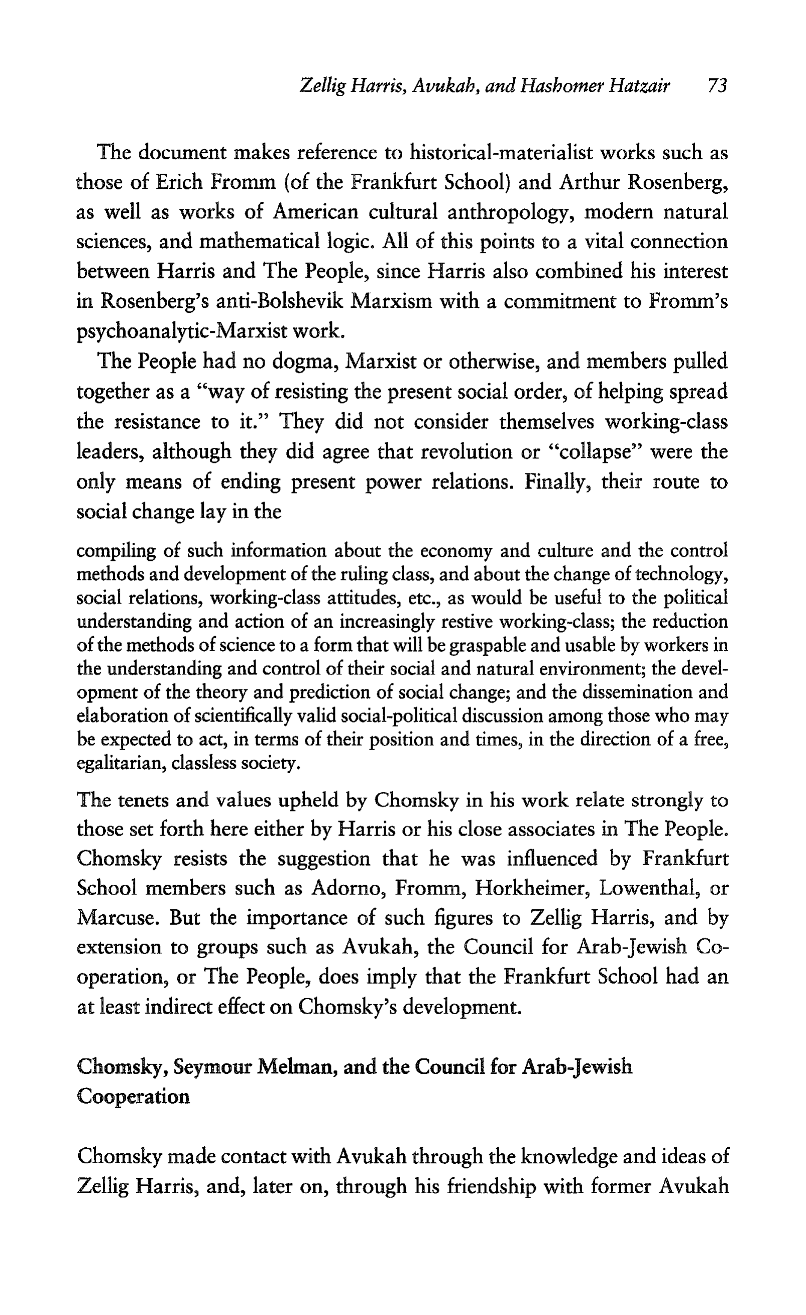 Noam Chomsky A Life of Dissent Biography — page 87