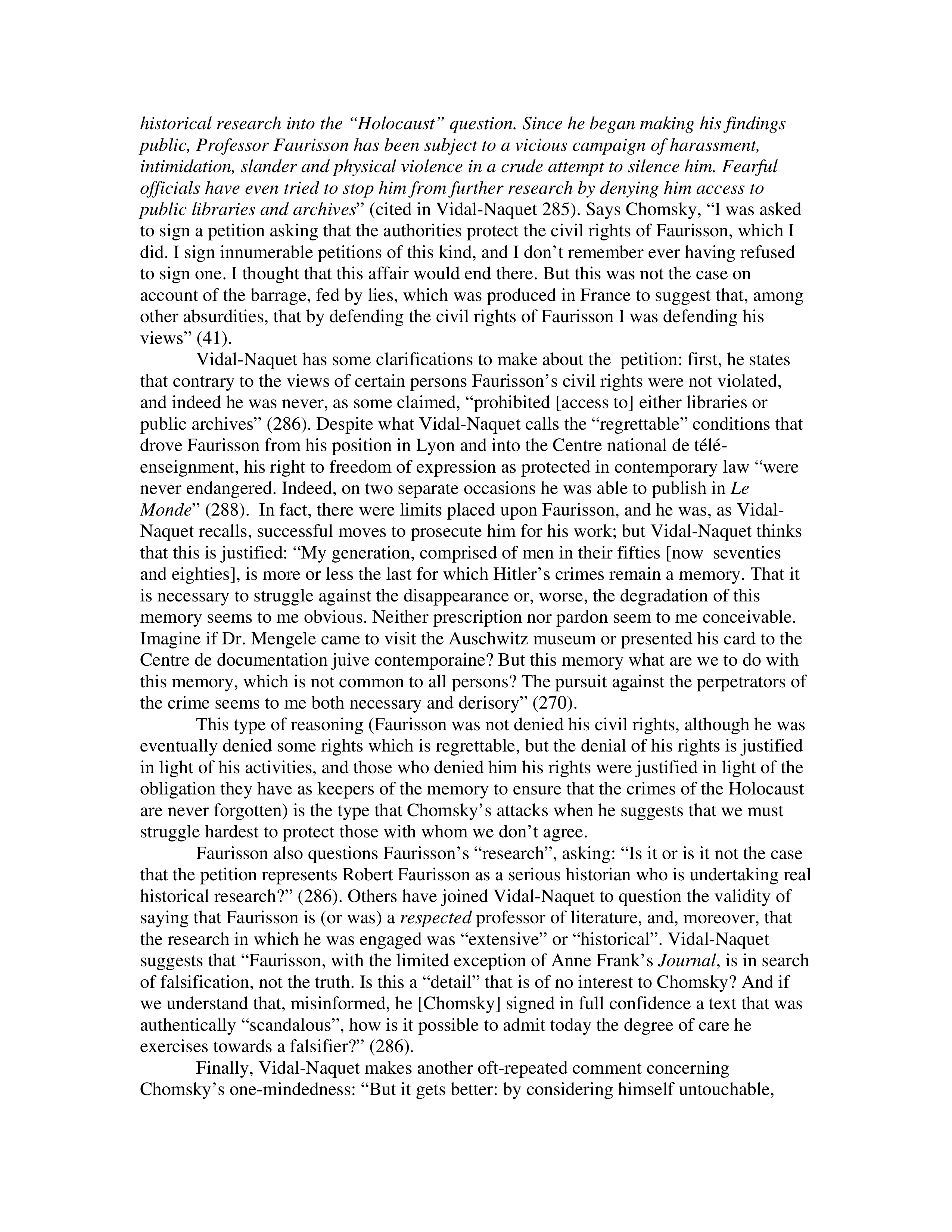 Noam Chomsky The Chomsky Effect Biography — page 16