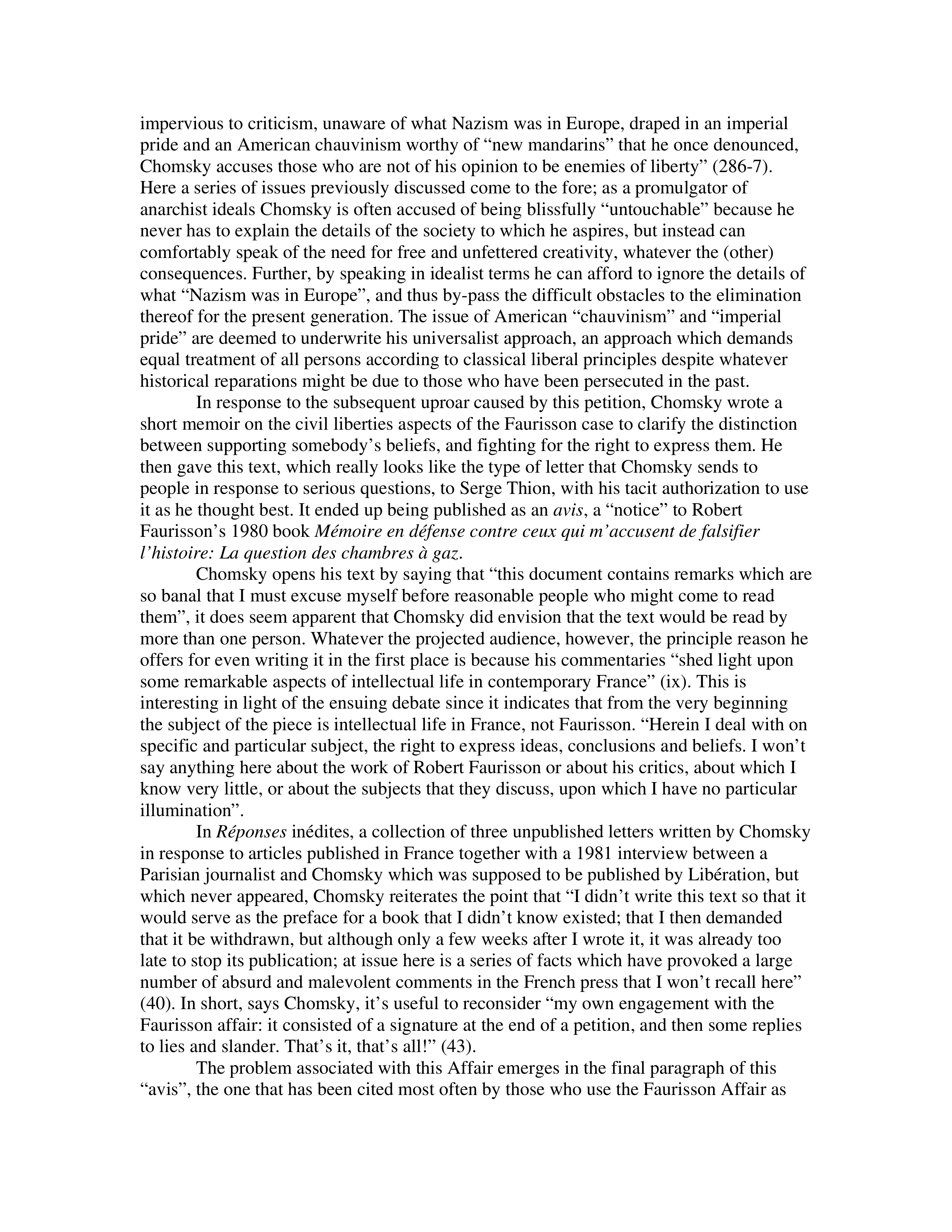 Noam Chomsky The Chomsky Effect Biography — page 17