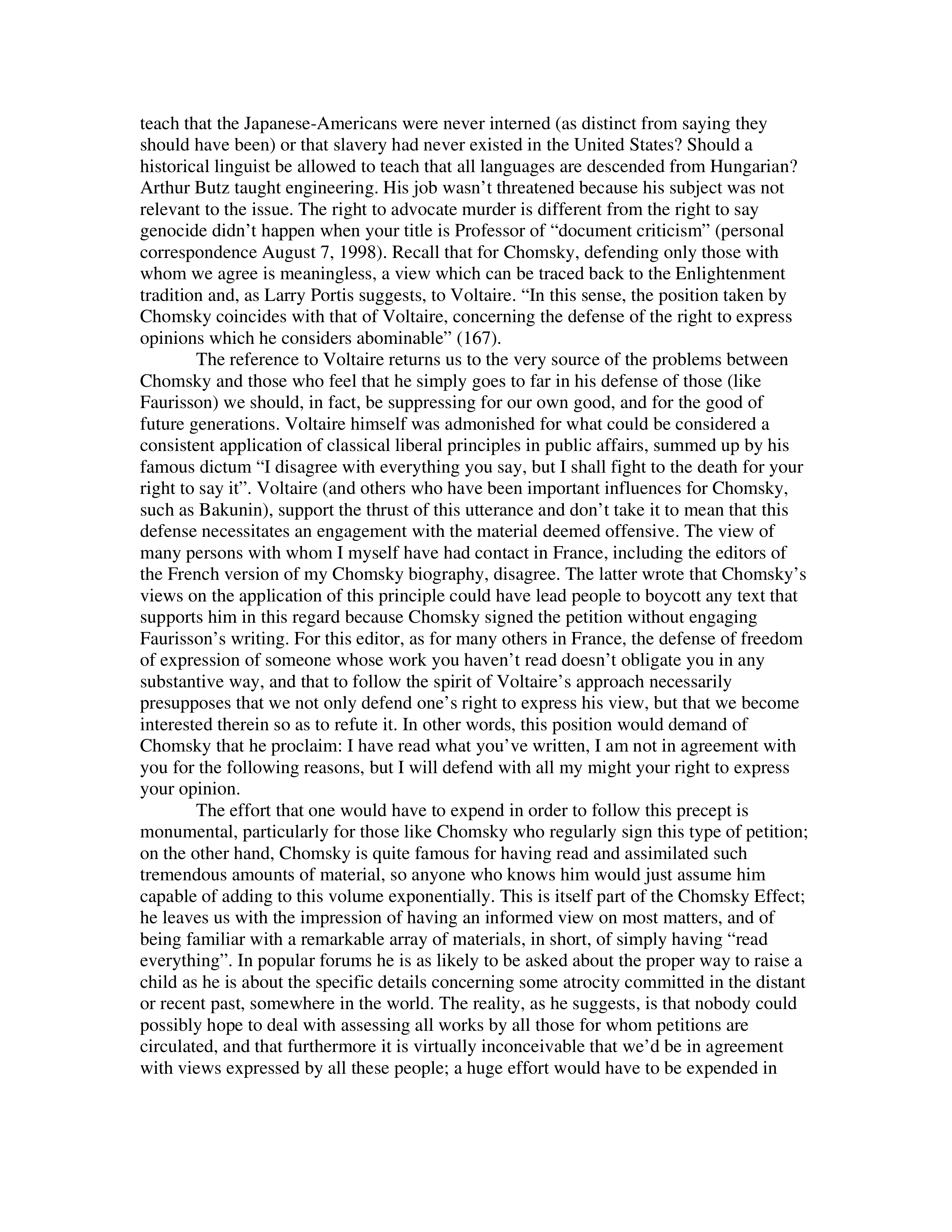 Noam Chomsky The Chomsky Effect Biography — page 19