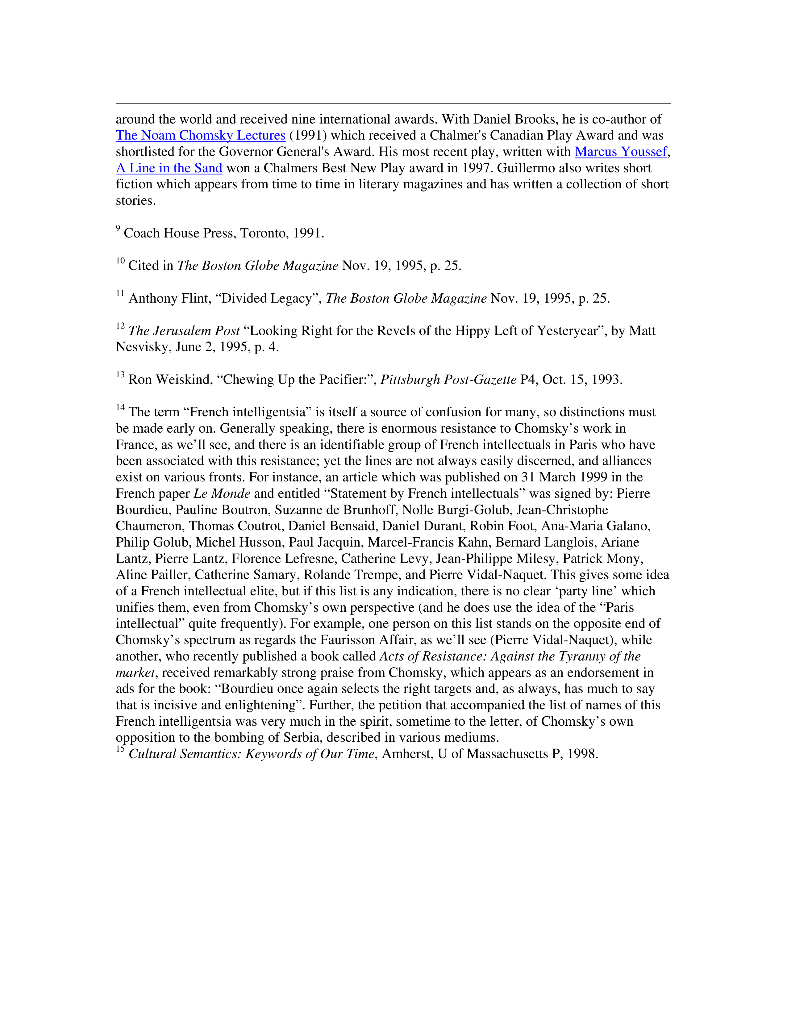 Noam Chomsky The Chomsky Effect Biography — page 24