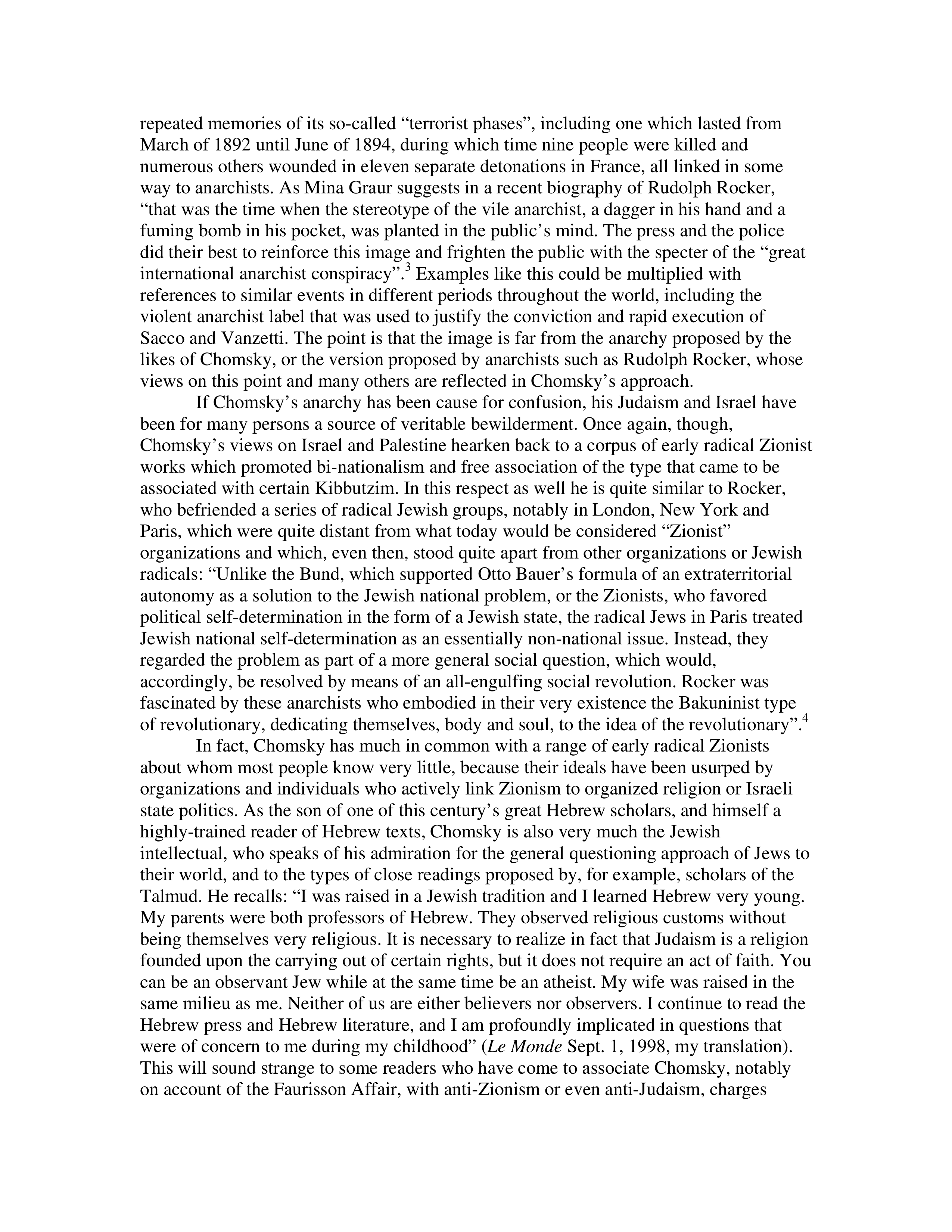Noam Chomsky The Chomsky Effect Biography — page 4