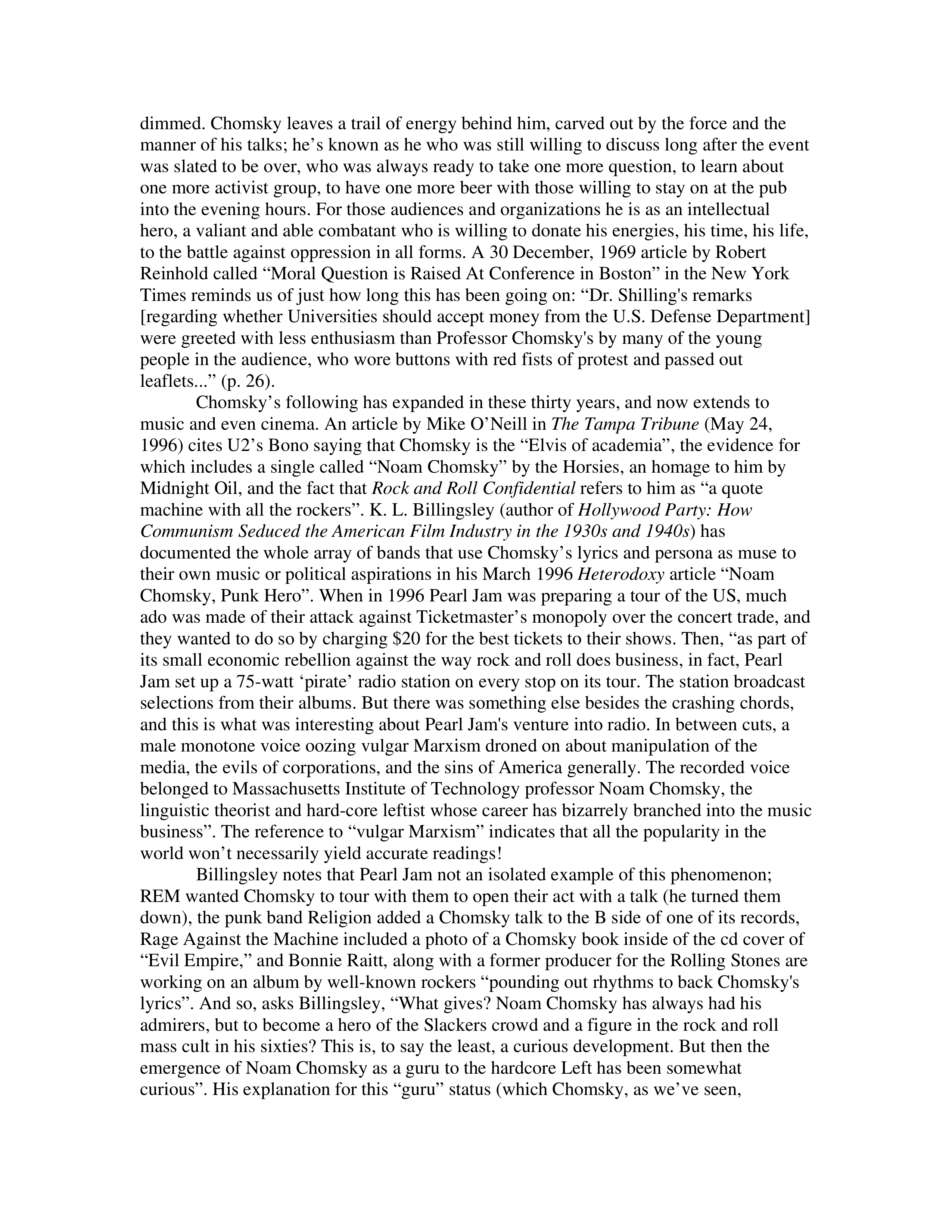 Noam Chomsky The Chomsky Effect Biography — page 7