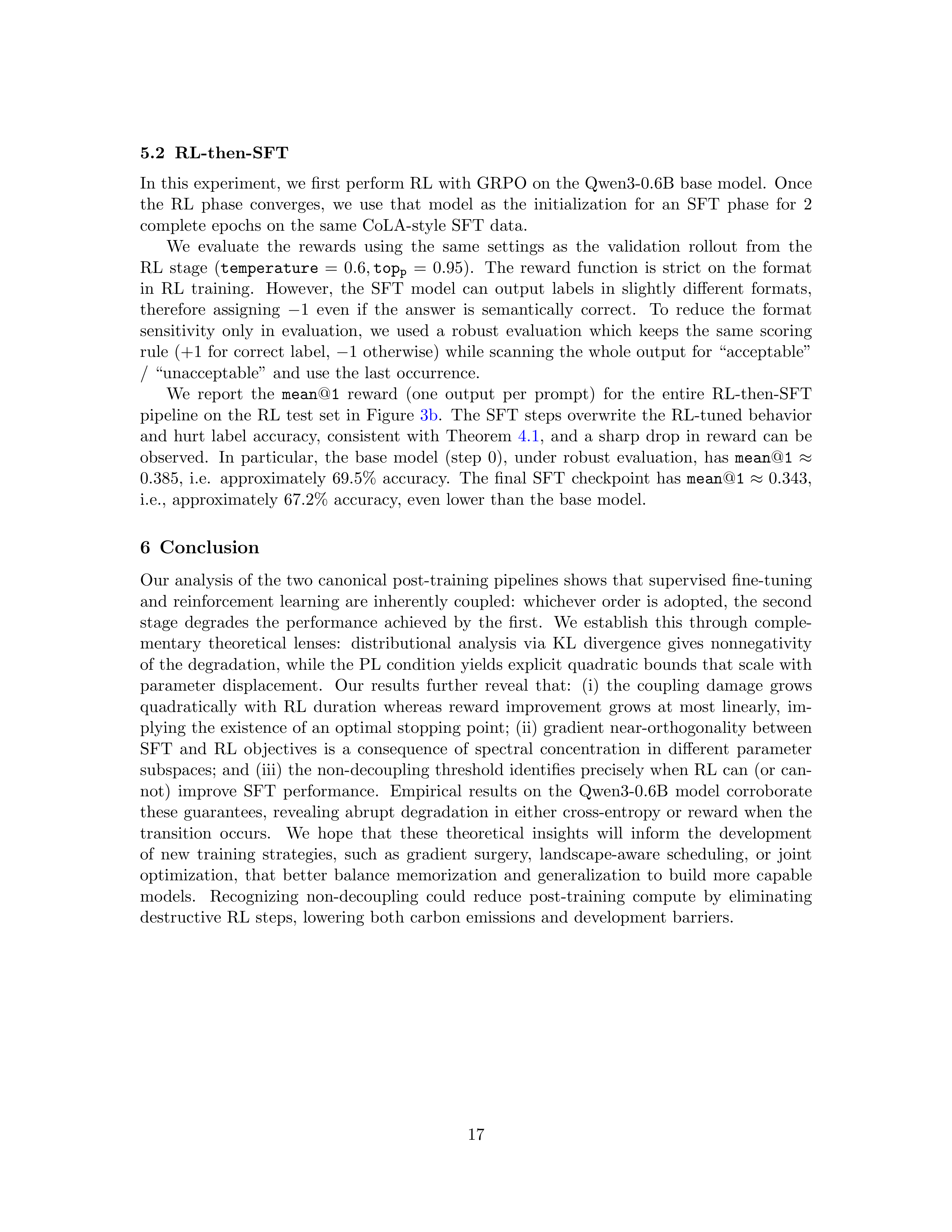 Non-decoupling of SFT and RL Research Paper by Huawei — page 17
