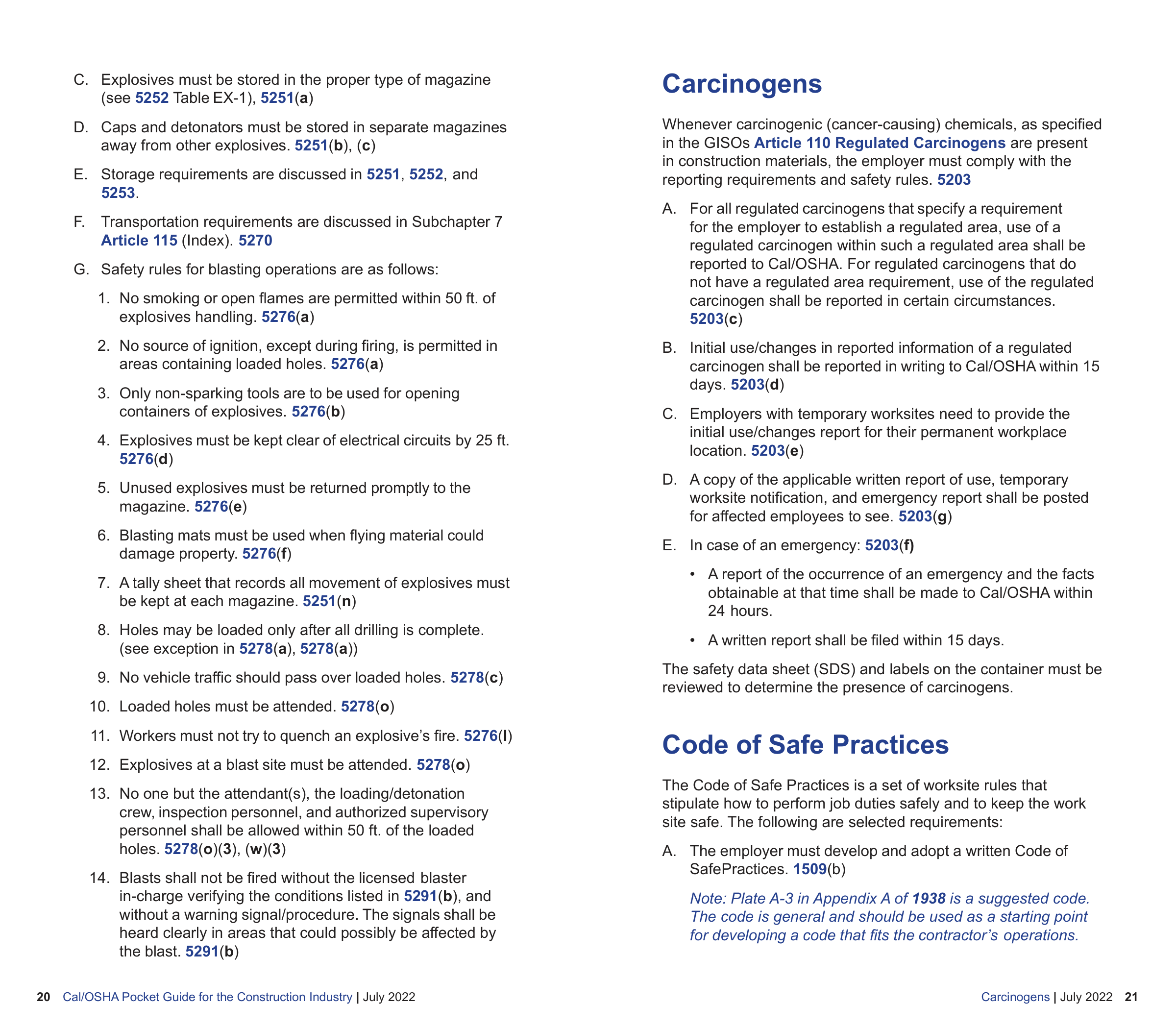OSHA Construction Pocket Guide — page 12