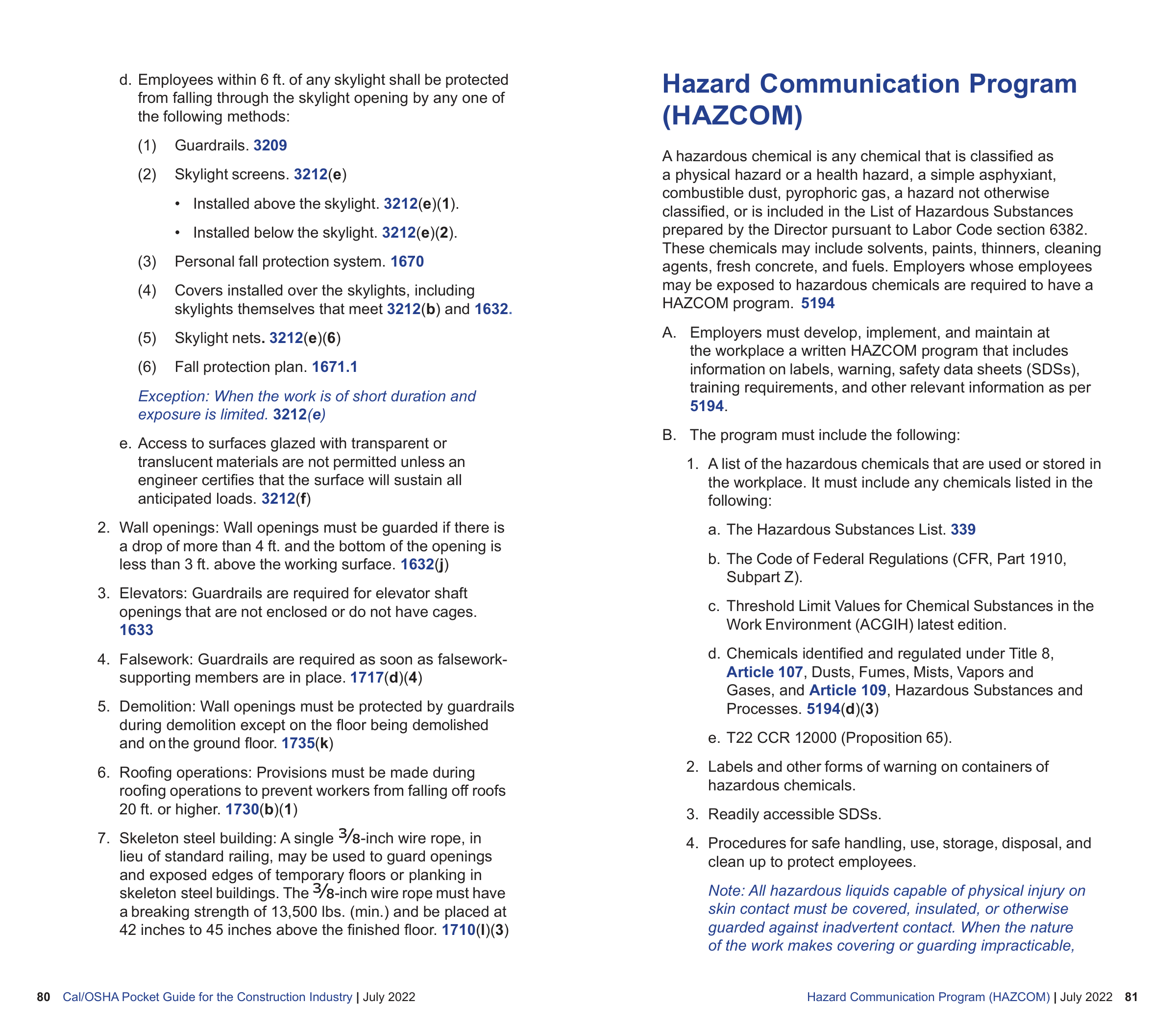 OSHA Construction Pocket Guide — page 42