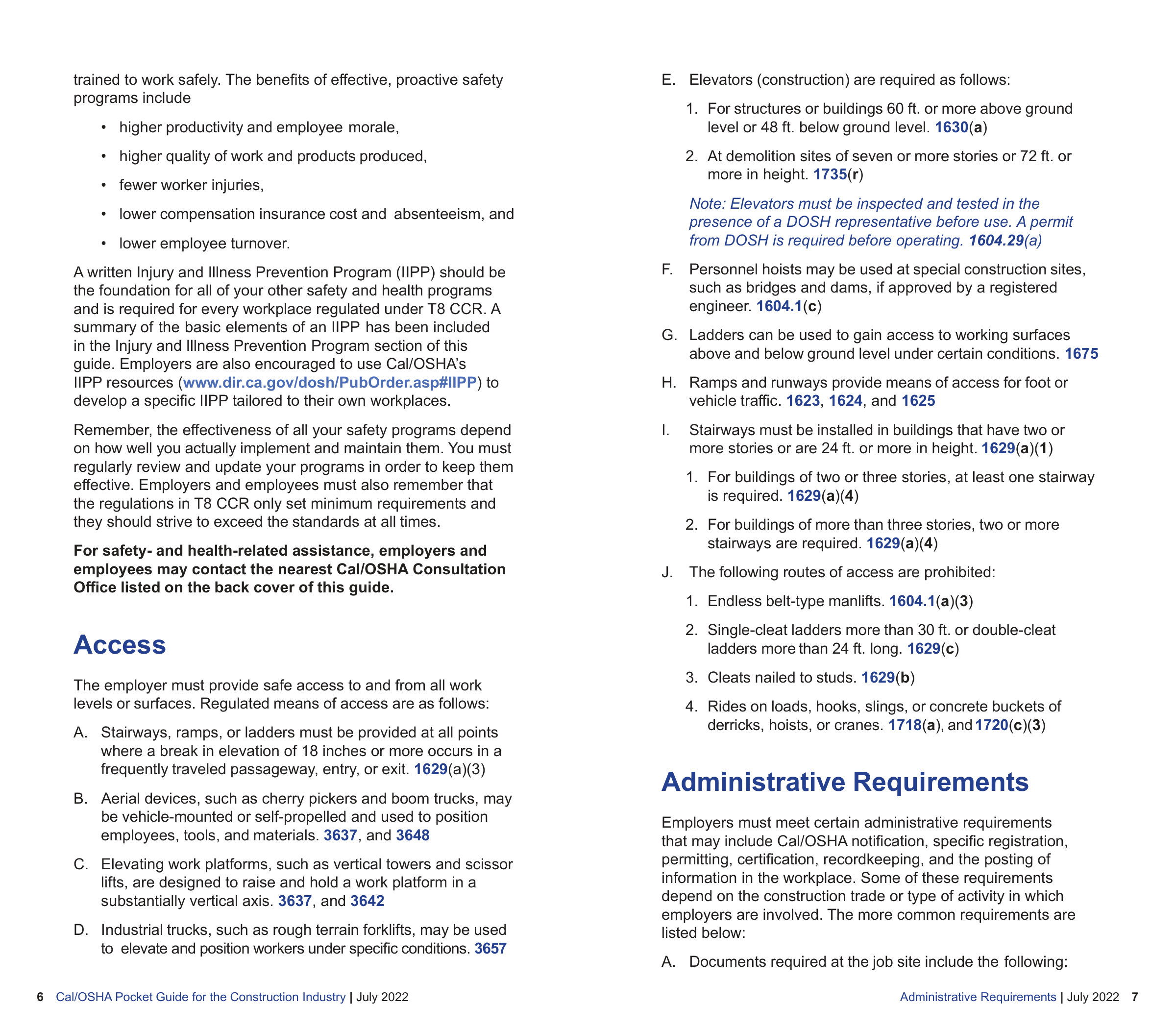 OSHA Construction Pocket Guide — page 5