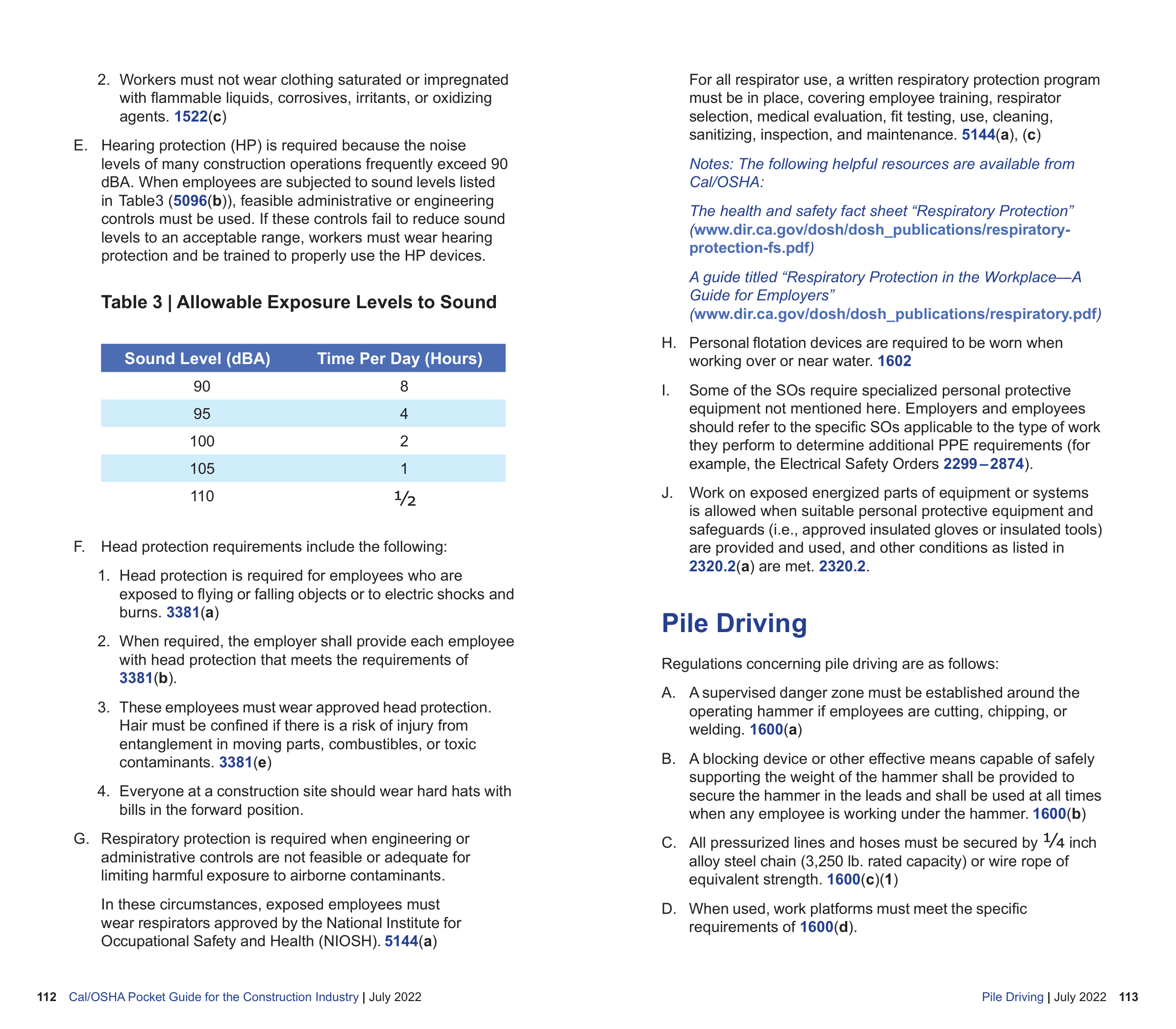OSHA Construction Pocket Guide — page 58