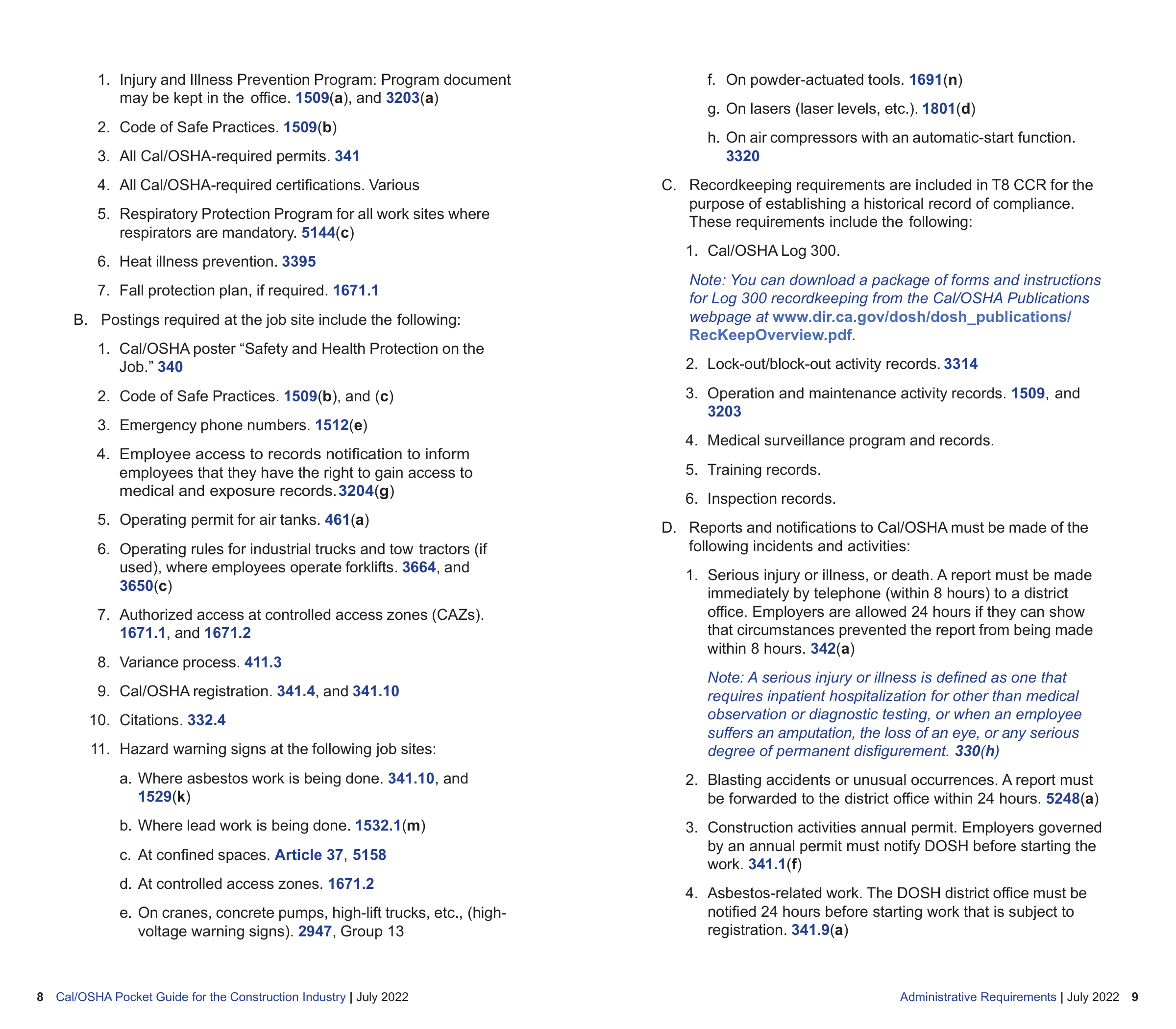 OSHA Construction Pocket Guide — page 6